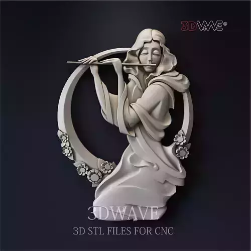 A GIRL WITH FISTULA 3d stl files for CNC