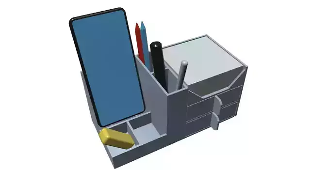 Organizer pencil phone holder easy print