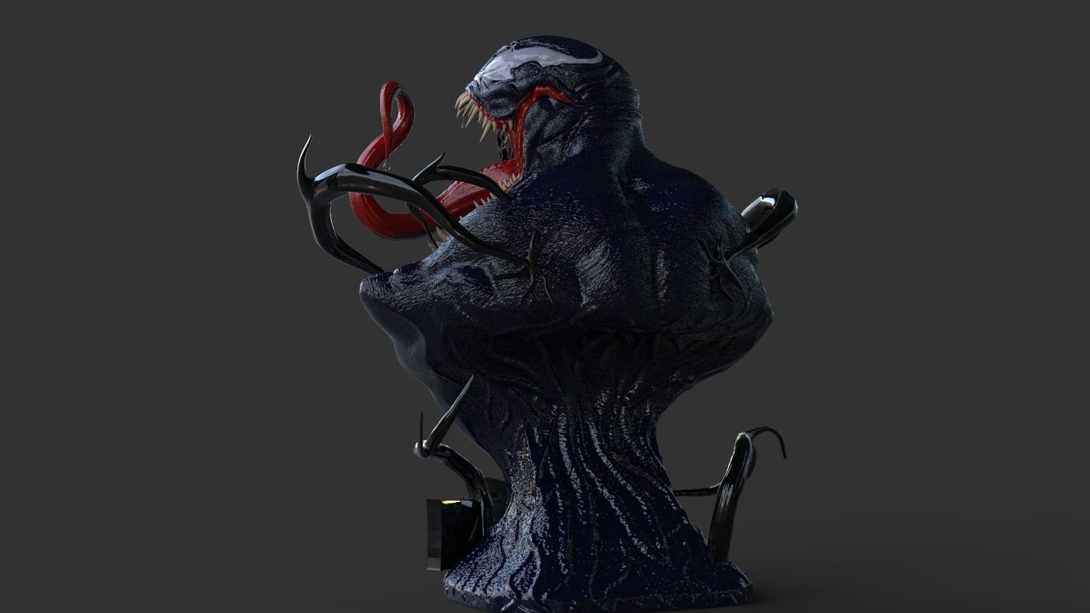 Venom Bust 3D model_8