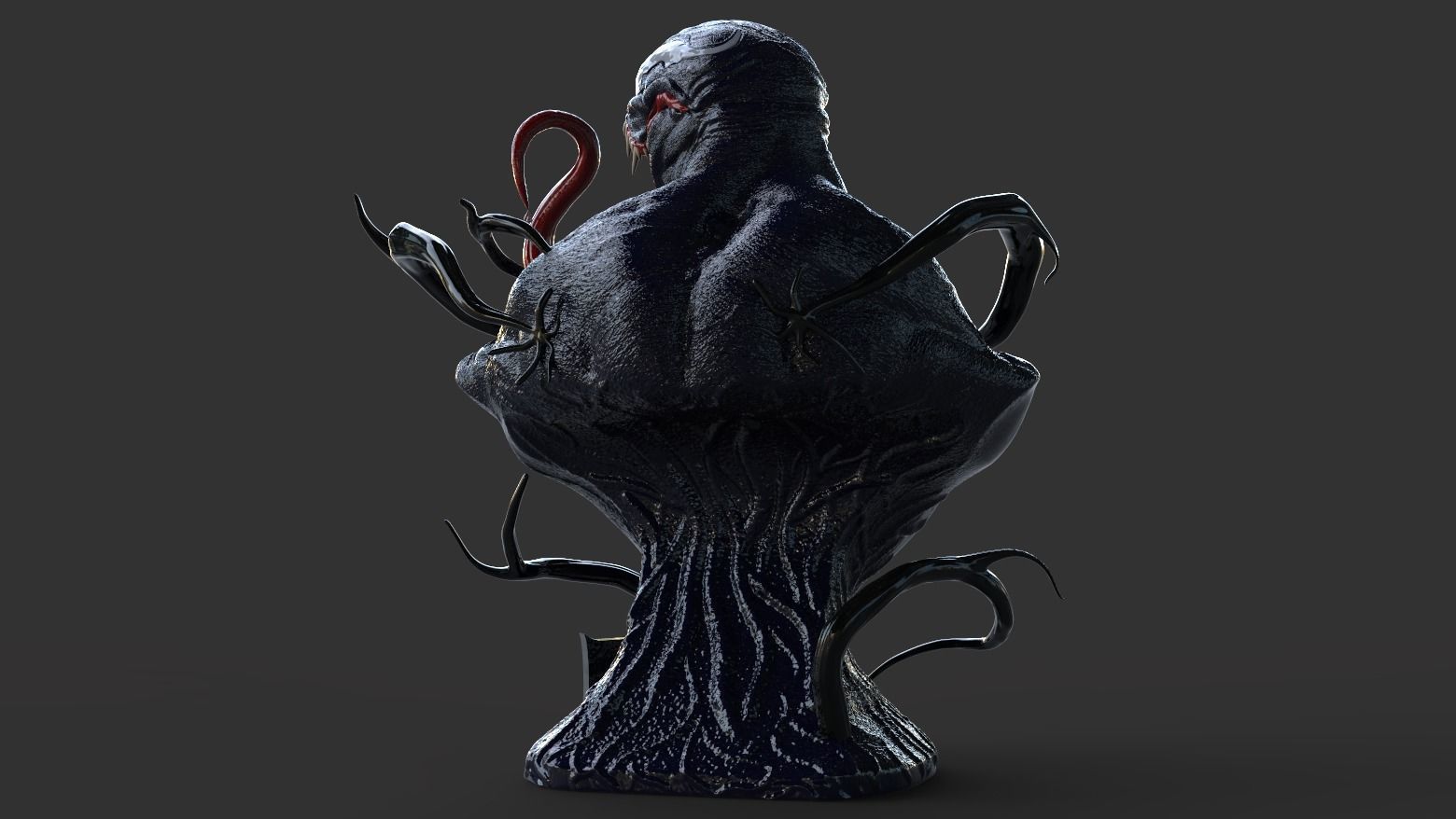 Venom Bust 3D model_5