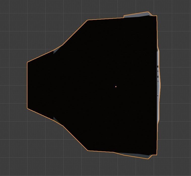 Old 2000s CRT TV - Low - Poly Low-poly 3D model_4