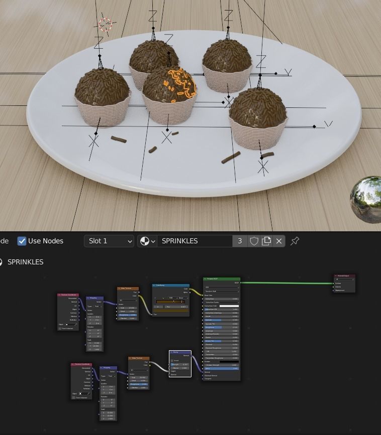 Brigadeiro Brazilian Fudge Balls 3D model_10