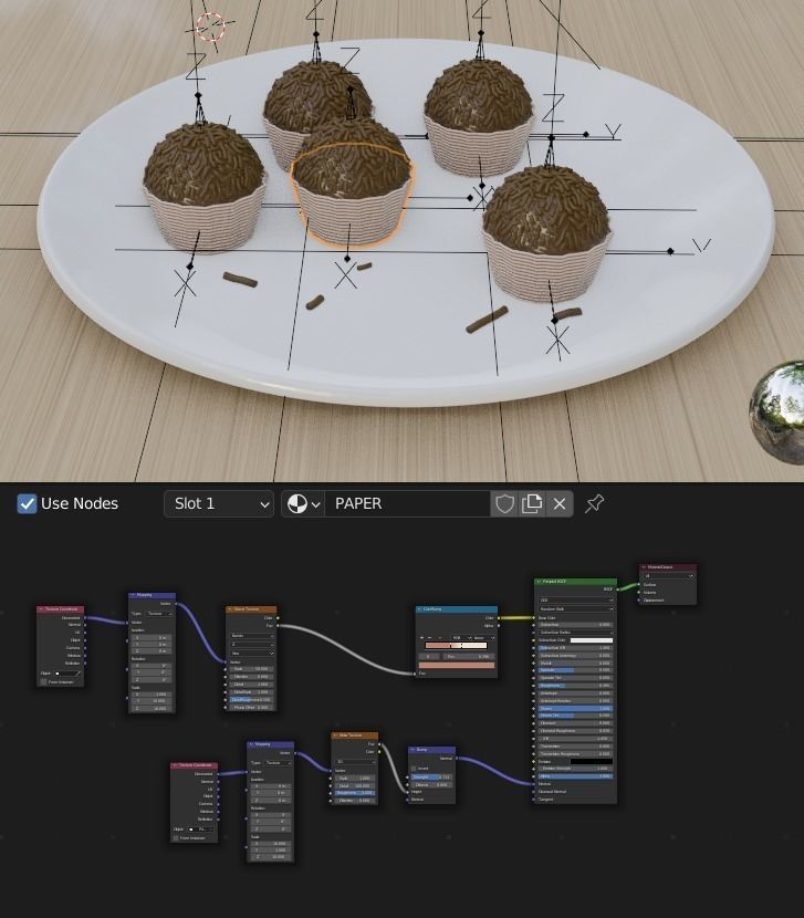 Brigadeiro Brazilian Fudge Balls 3D model_8