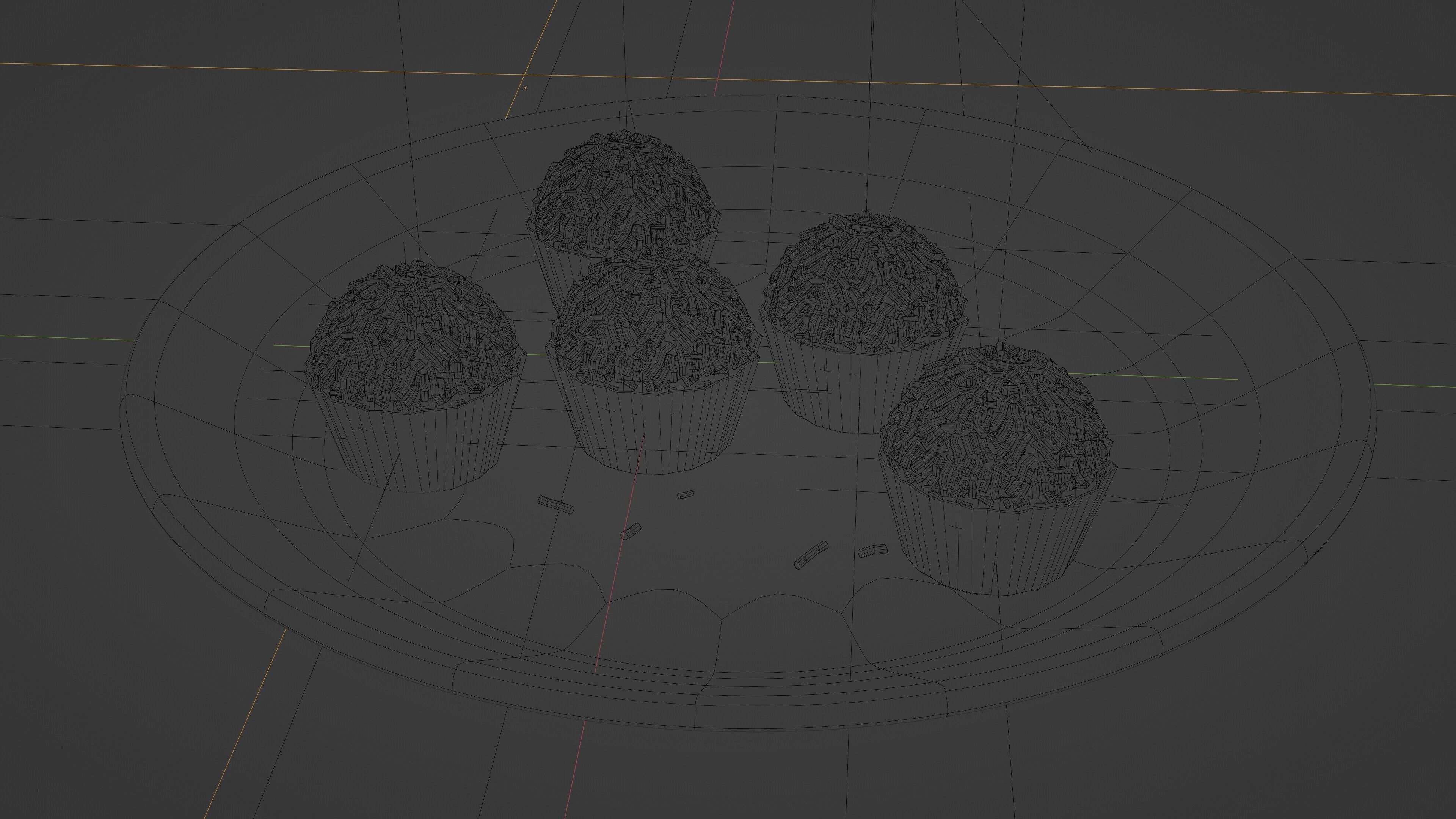 Brigadeiro Brazilian Fudge Balls 3D model_3