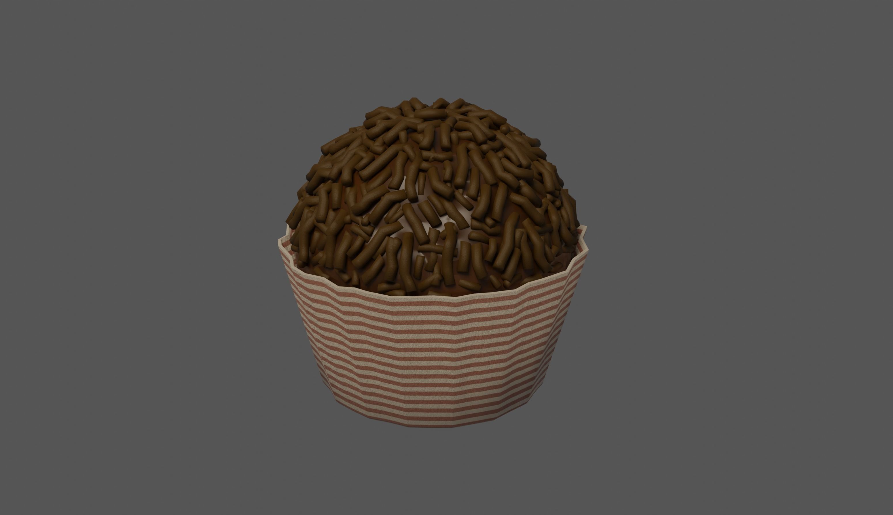 Brigadeiro Brazilian Fudge Balls 3D model_4