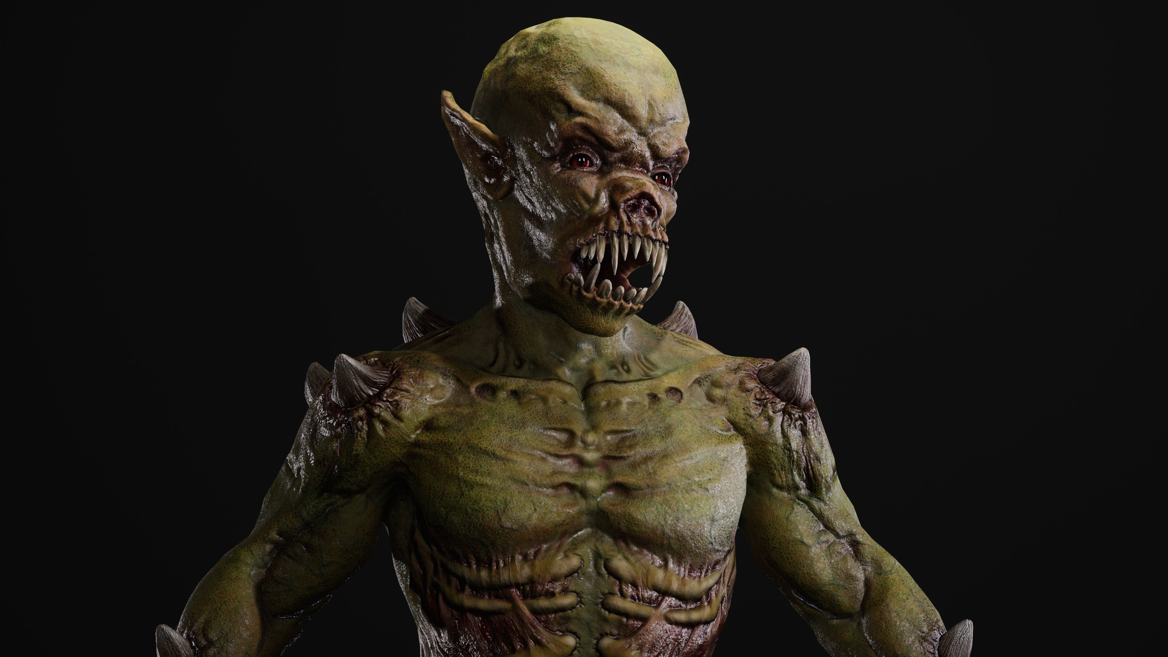 Mutant Samo Low-poly 3D model_72