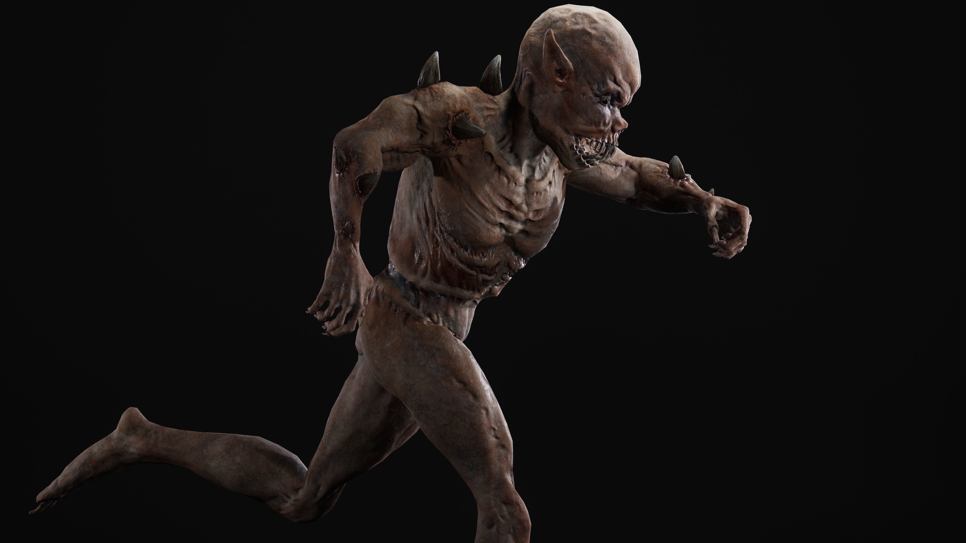 Mutant Samo Low-poly 3D model_53