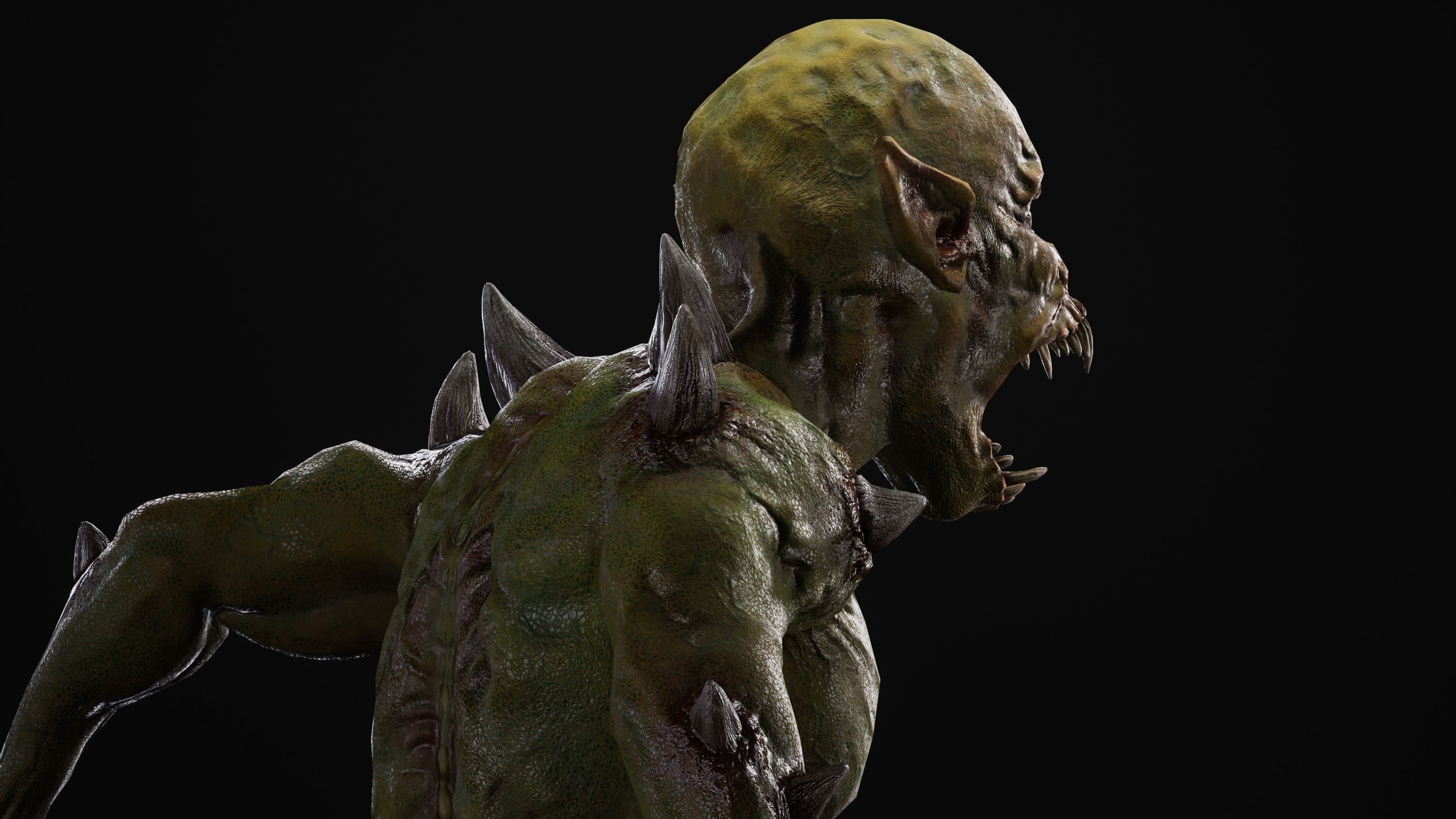 Mutant Samo Low-poly 3D model_85