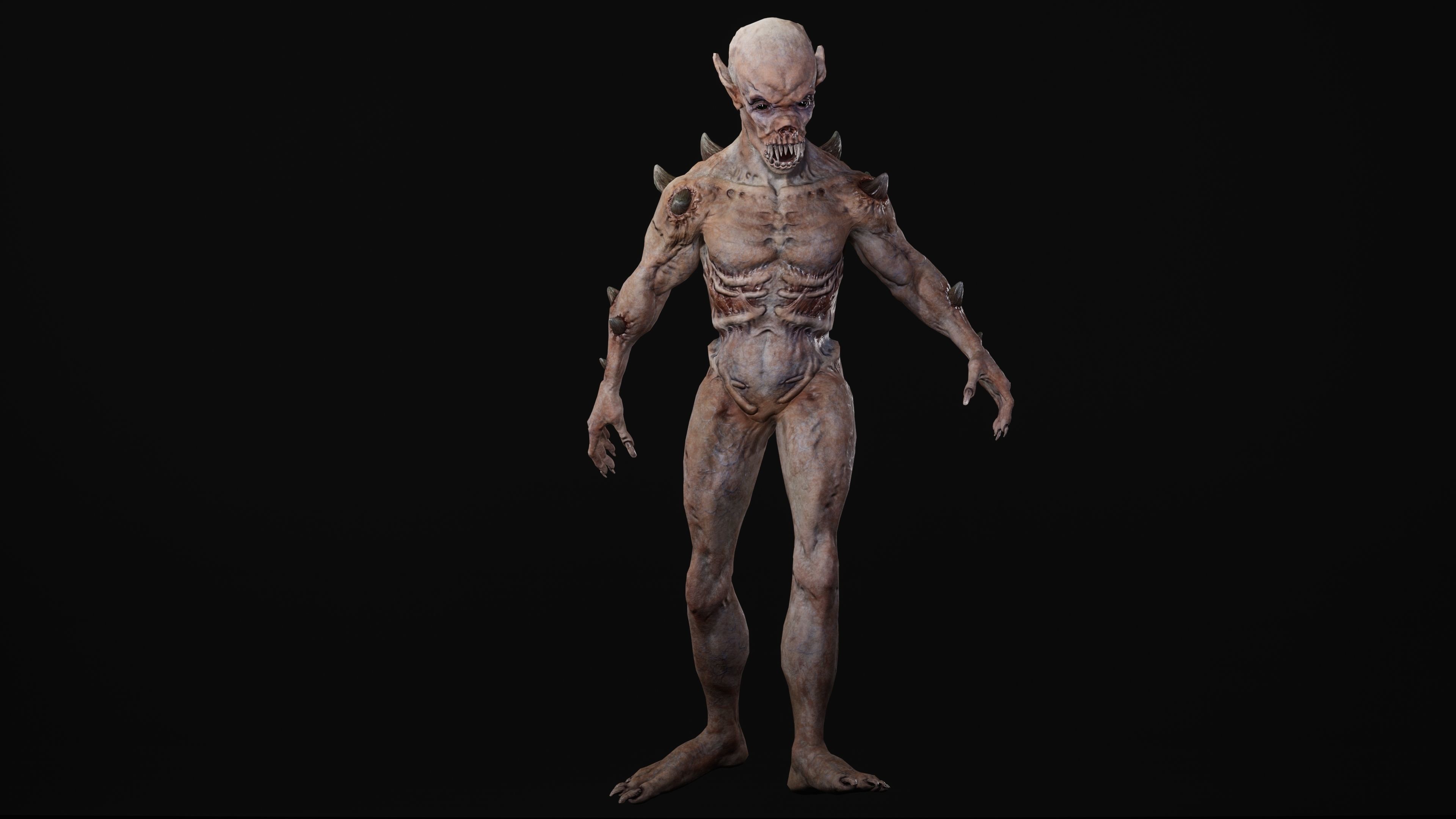 Mutant Samo Low-poly 3D model_92