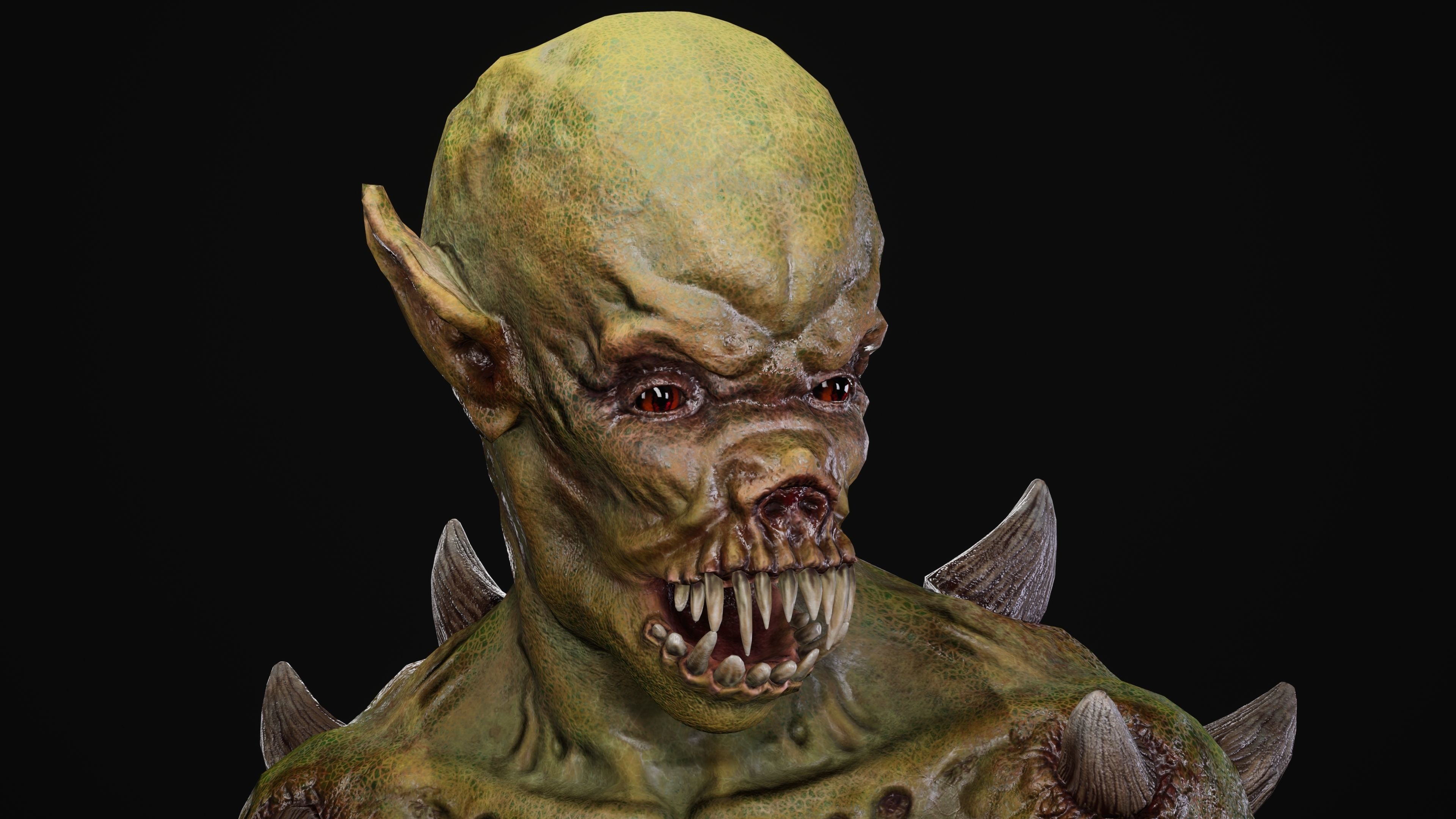 Mutant Samo Low-poly 3D model_96