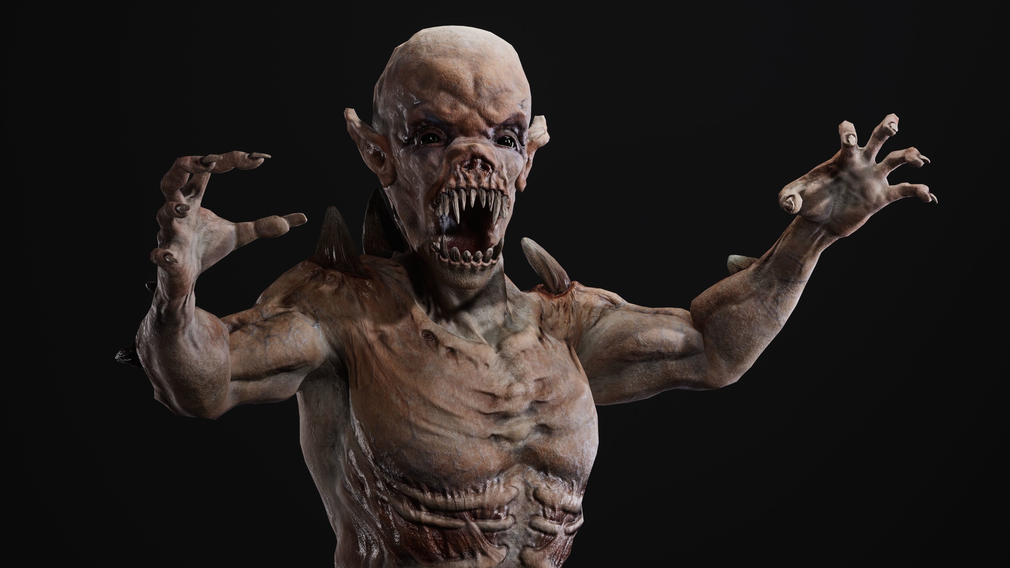 Mutant Samo Low-poly 3D model_81
