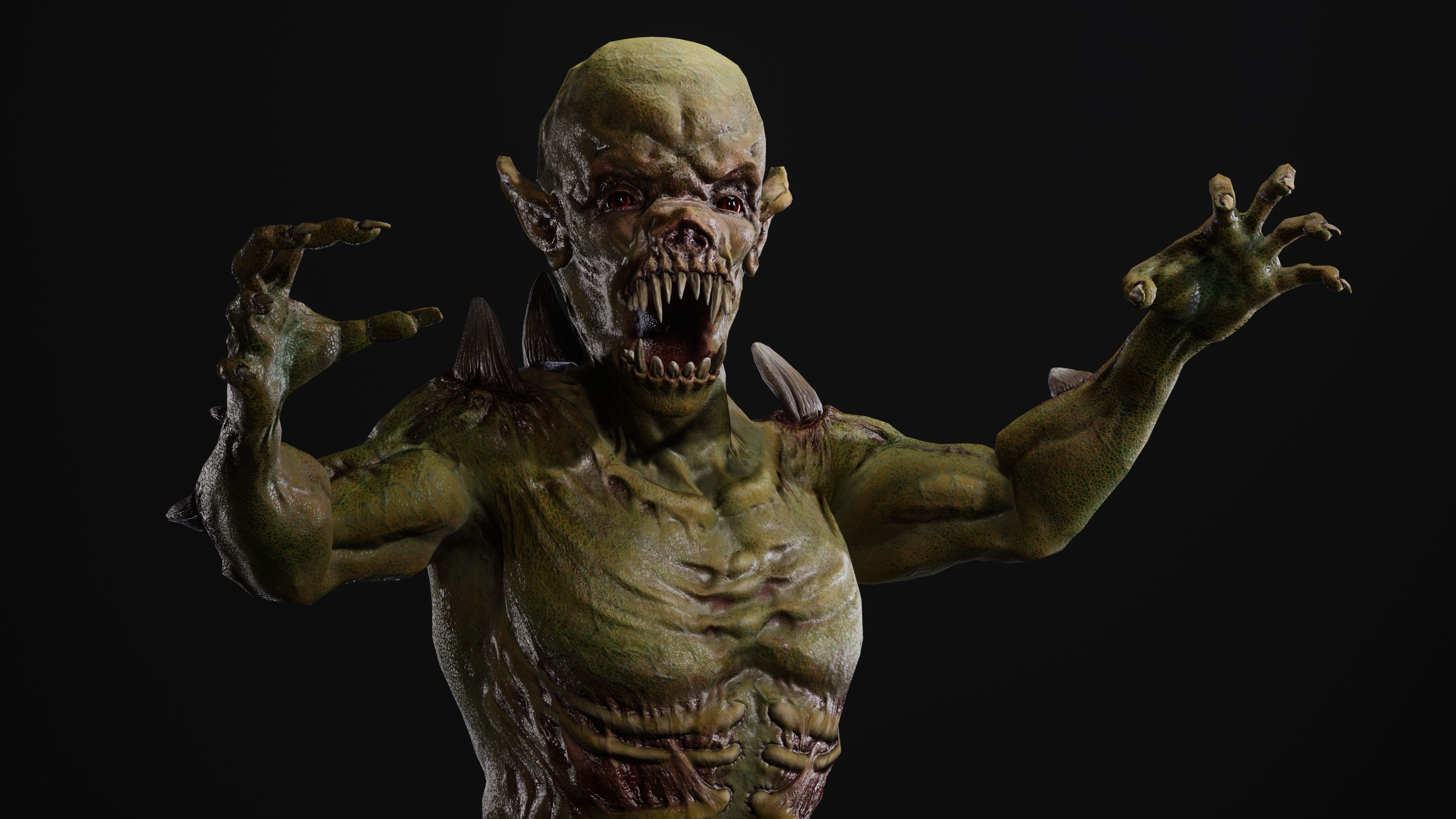 Mutant Samo Low-poly 3D model_73