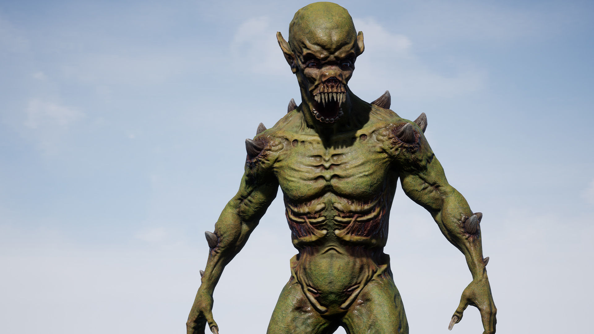 Mutant Samo Low-poly 3D model_111