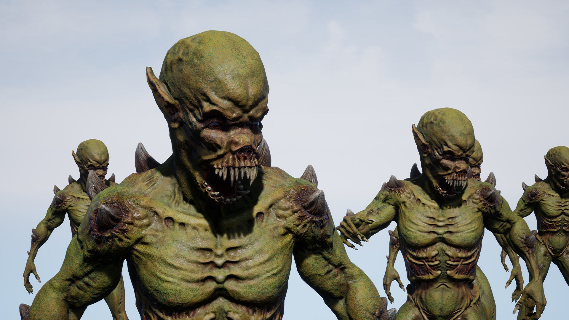 Mutant Samo Low-poly 3D model_103