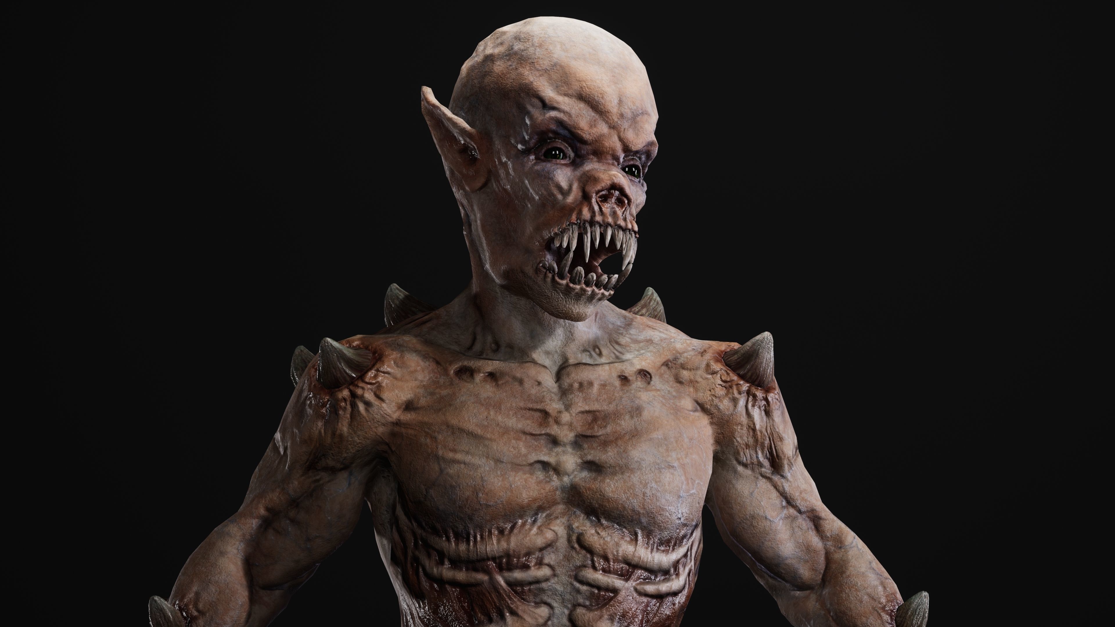 Mutant Samo Low-poly 3D model_77