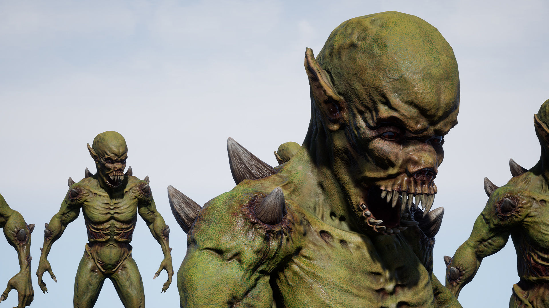 Mutant Samo Low-poly 3D model_104