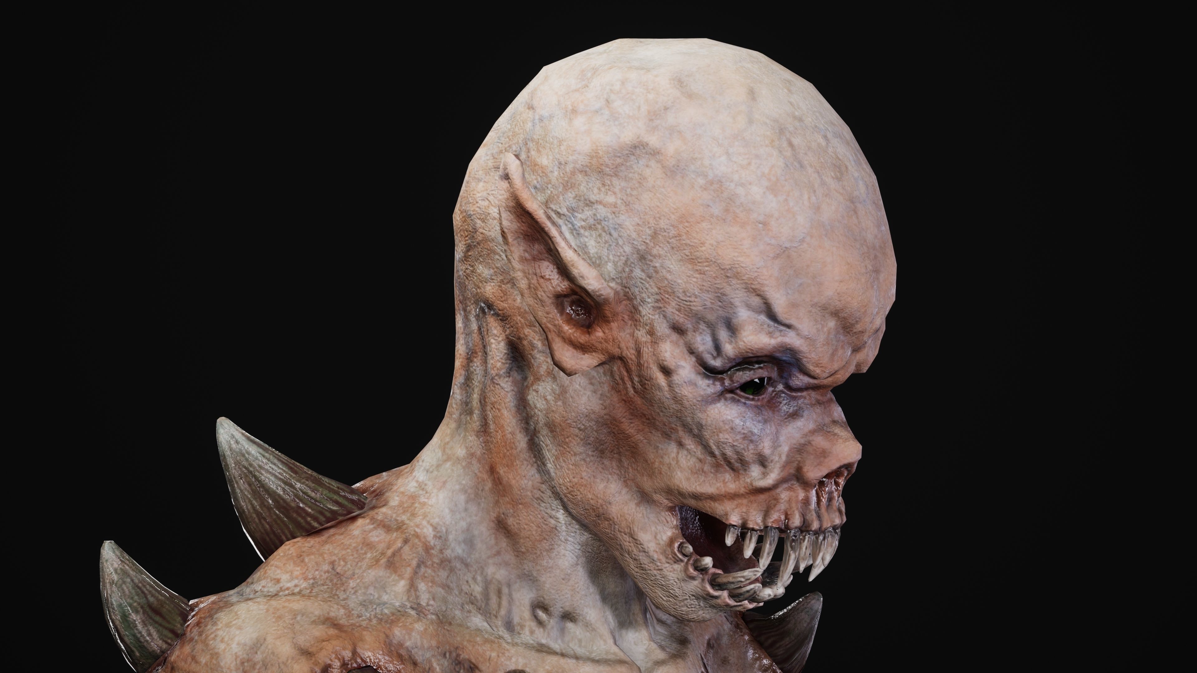 Mutant Samo Low-poly 3D model_101