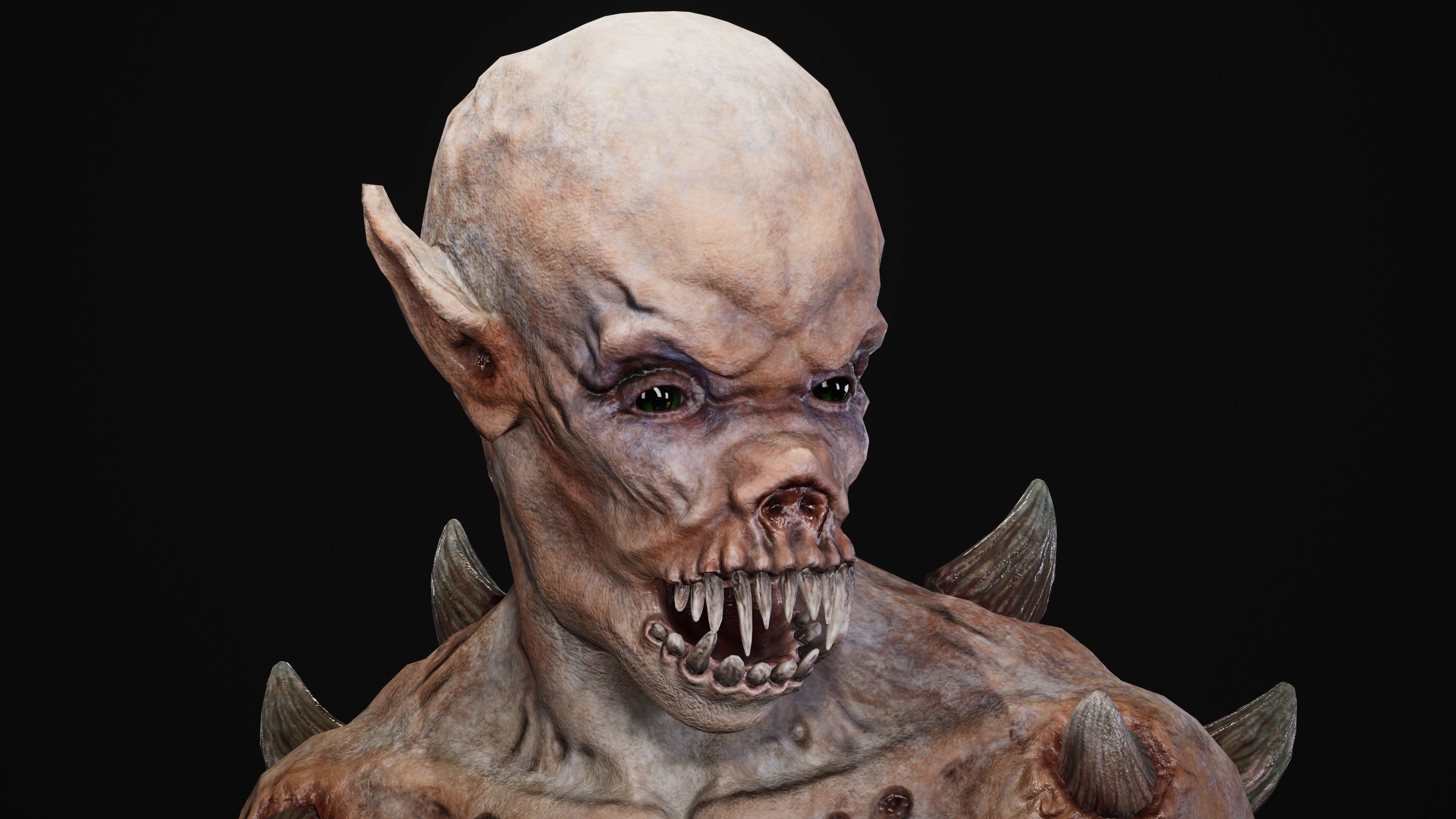 Mutant Samo Low-poly 3D model_79