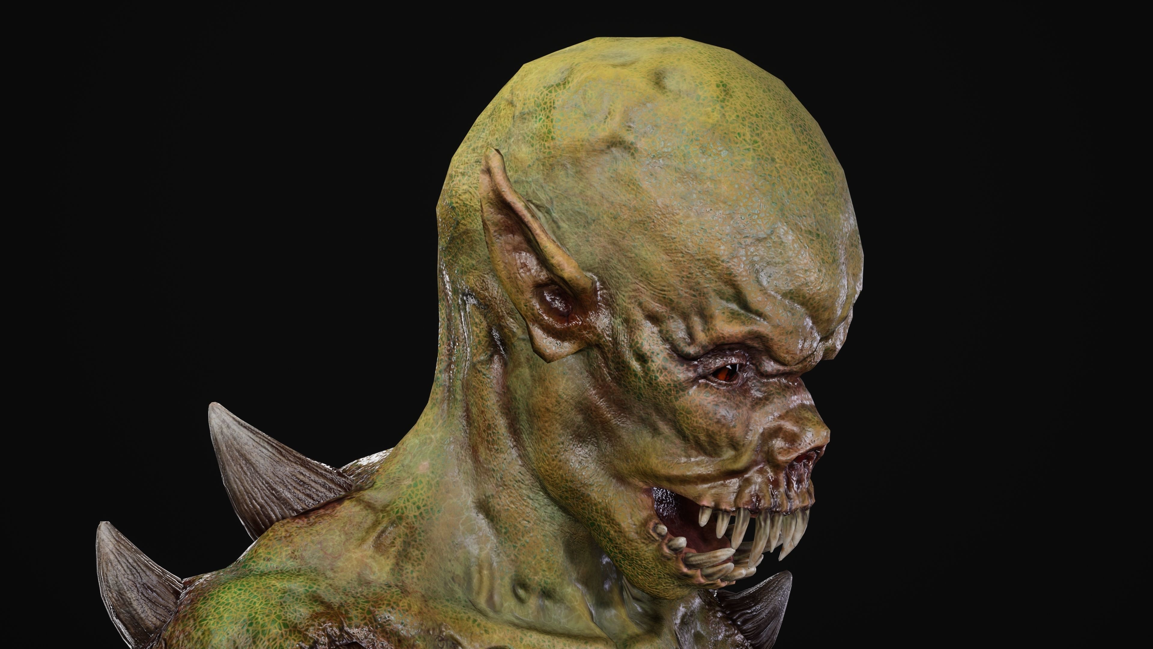 Mutant Samo Low-poly 3D model_95