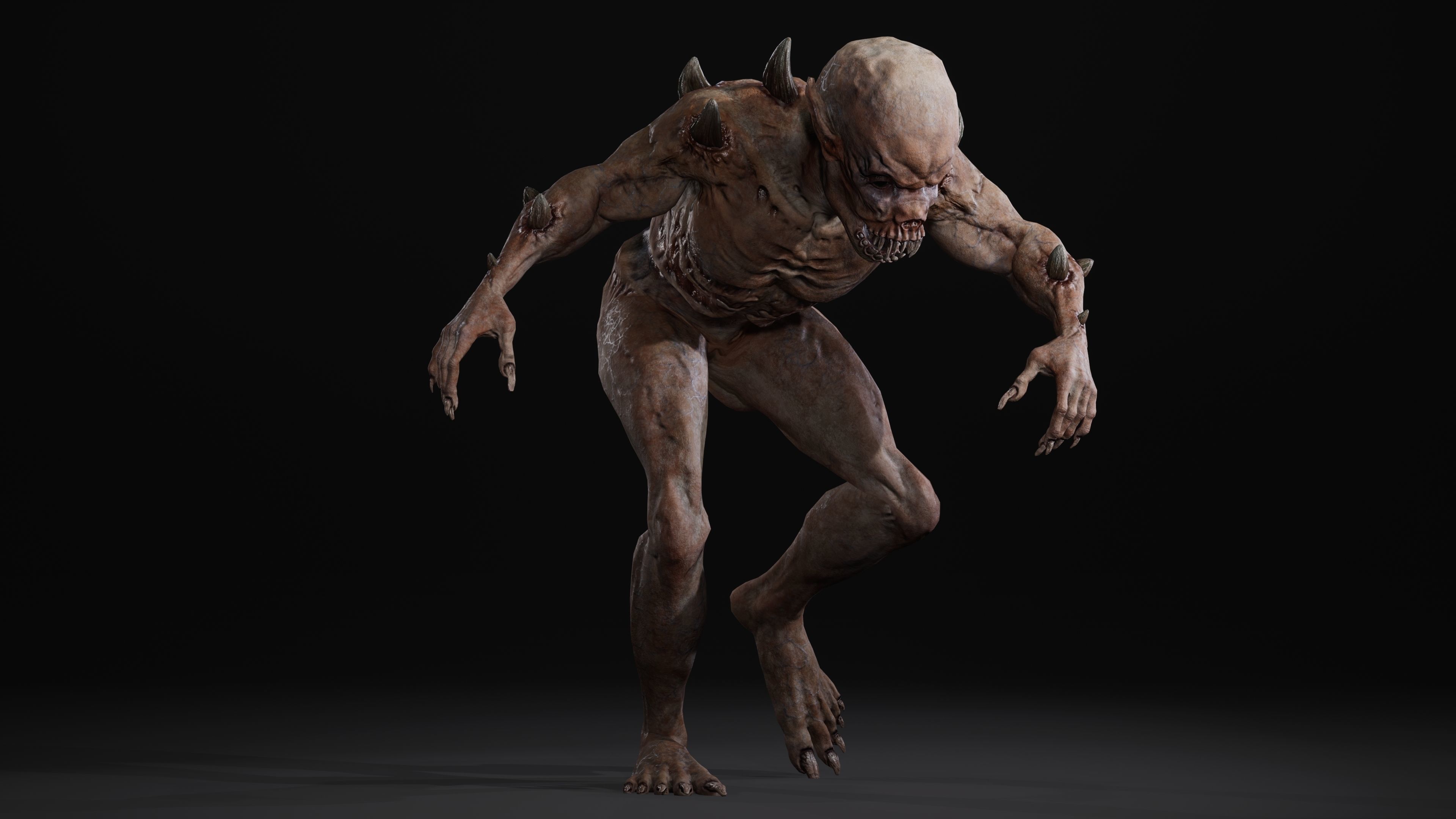 Mutant Samo Low-poly 3D model_20