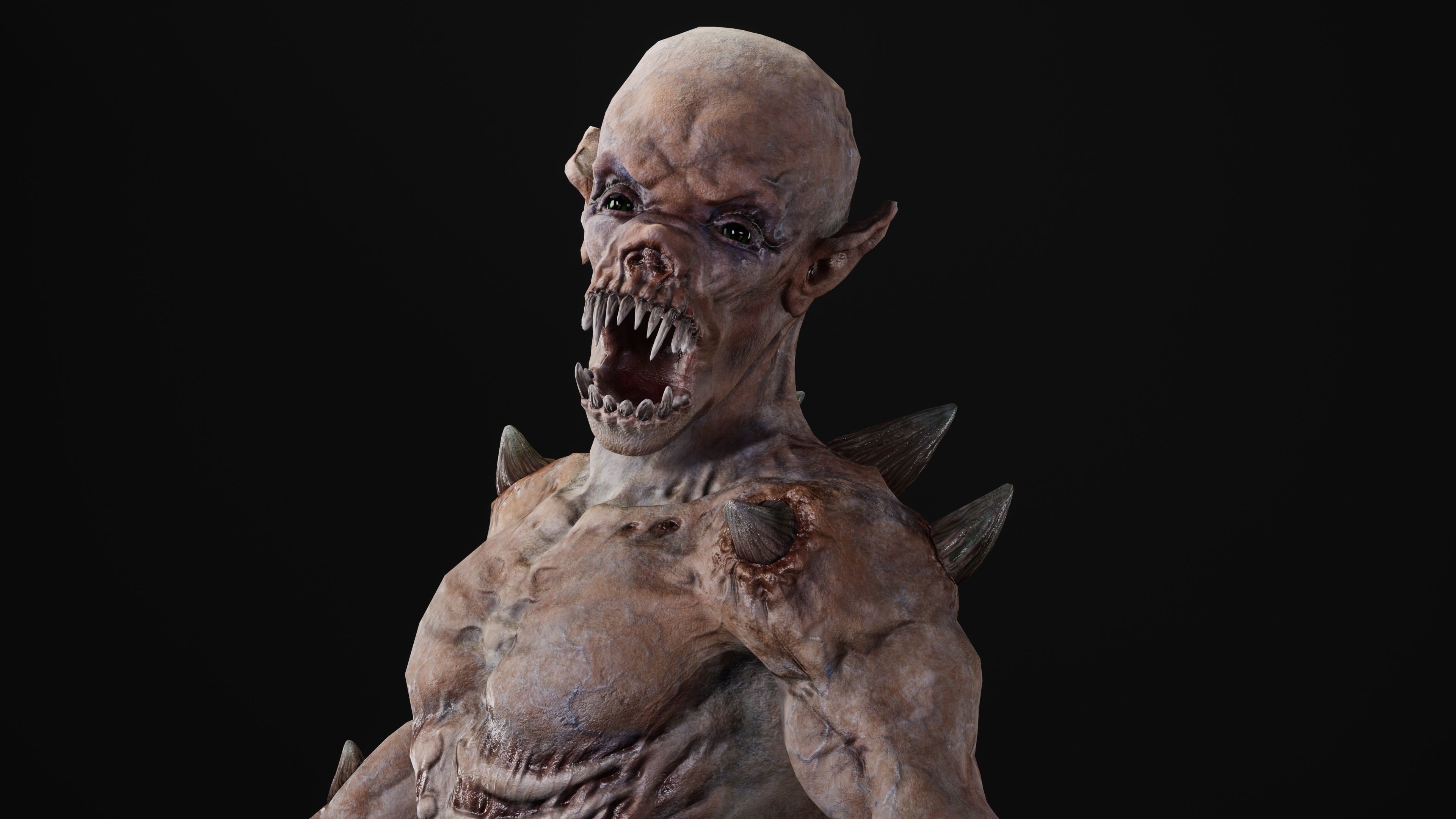 Mutant Samo Low-poly 3D model_31