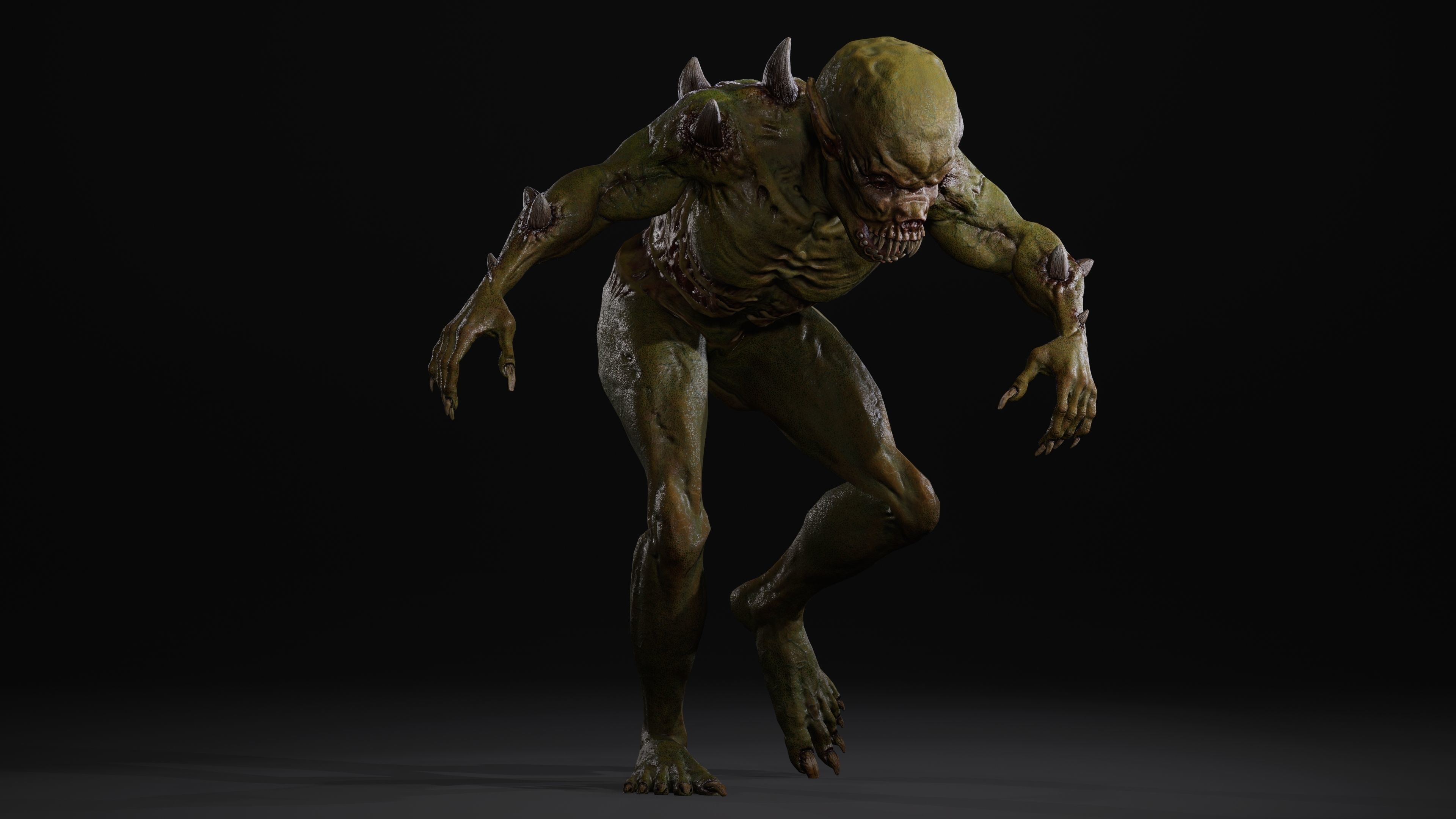 Mutant Samo Low-poly 3D model_17