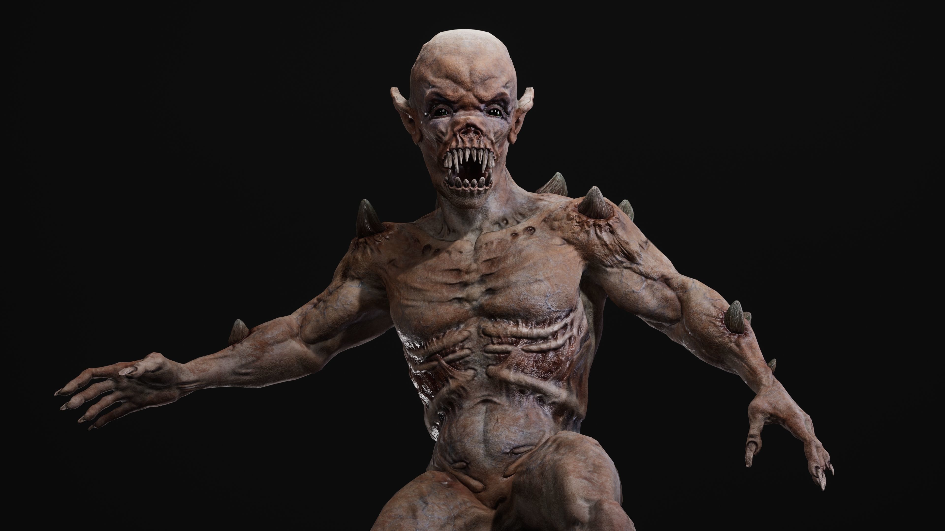 Mutant Samo Low-poly 3D model_47