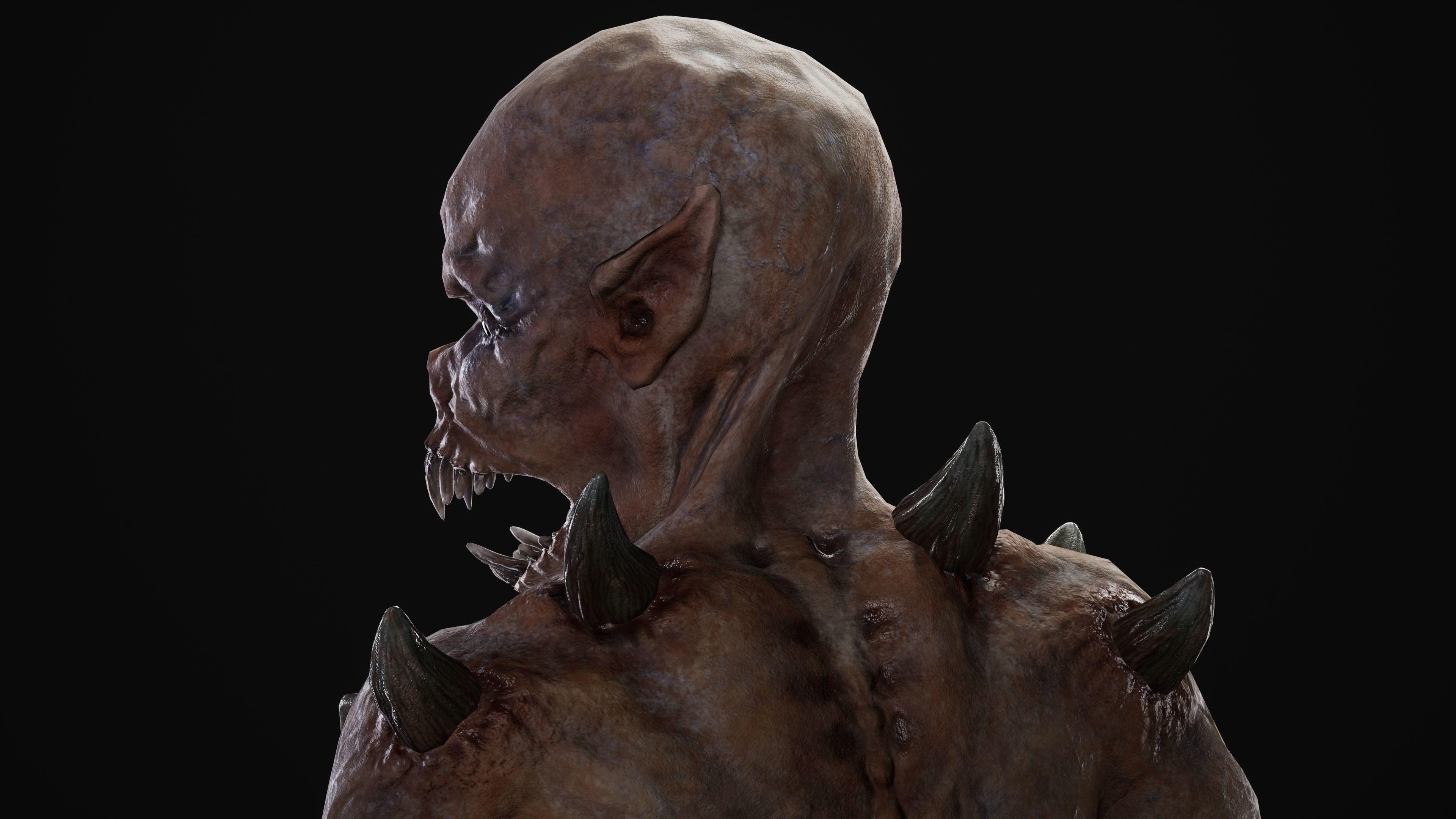 Mutant Samo Low-poly 3D model_39