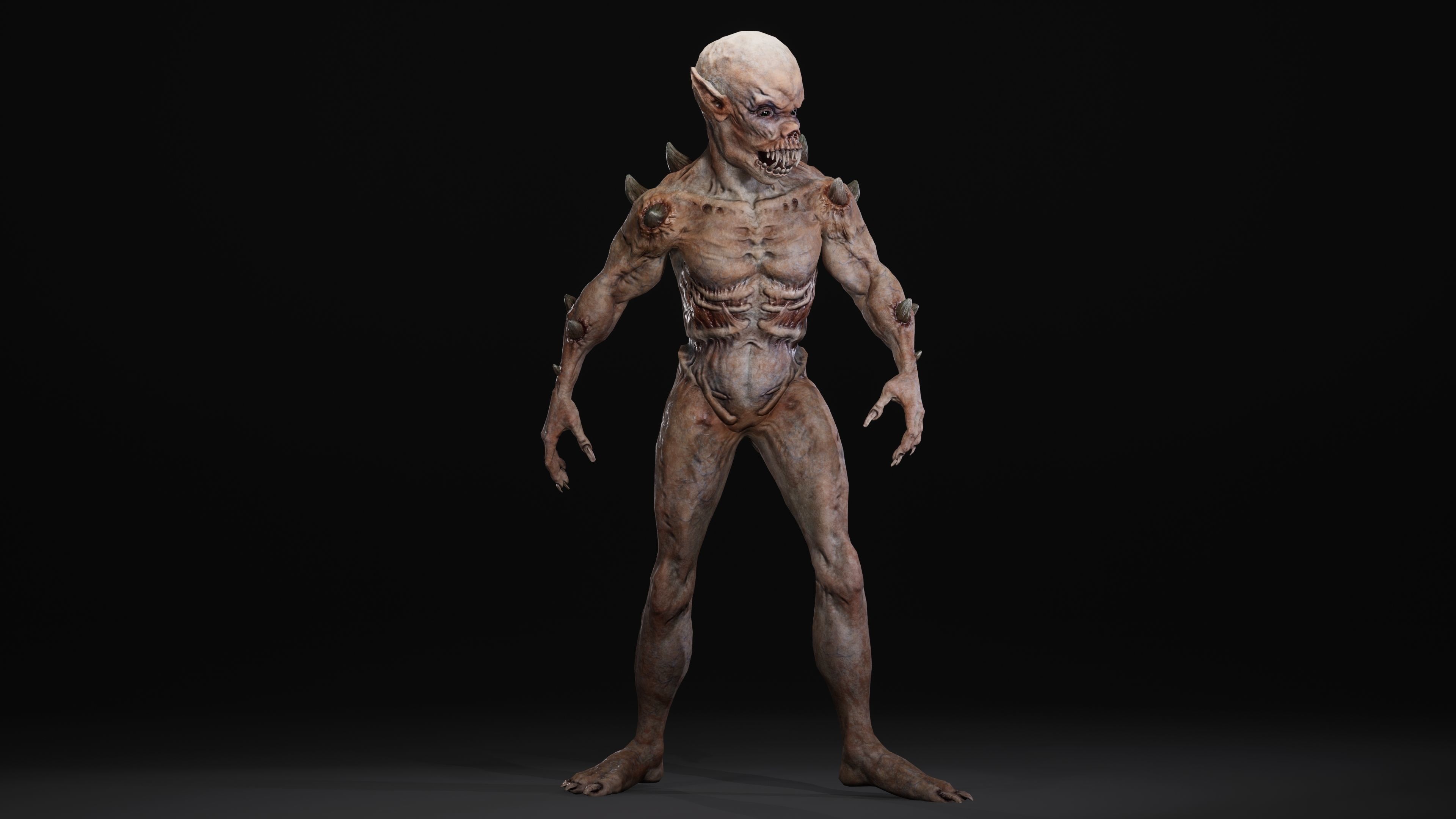 Mutant Samo Low-poly 3D model_80