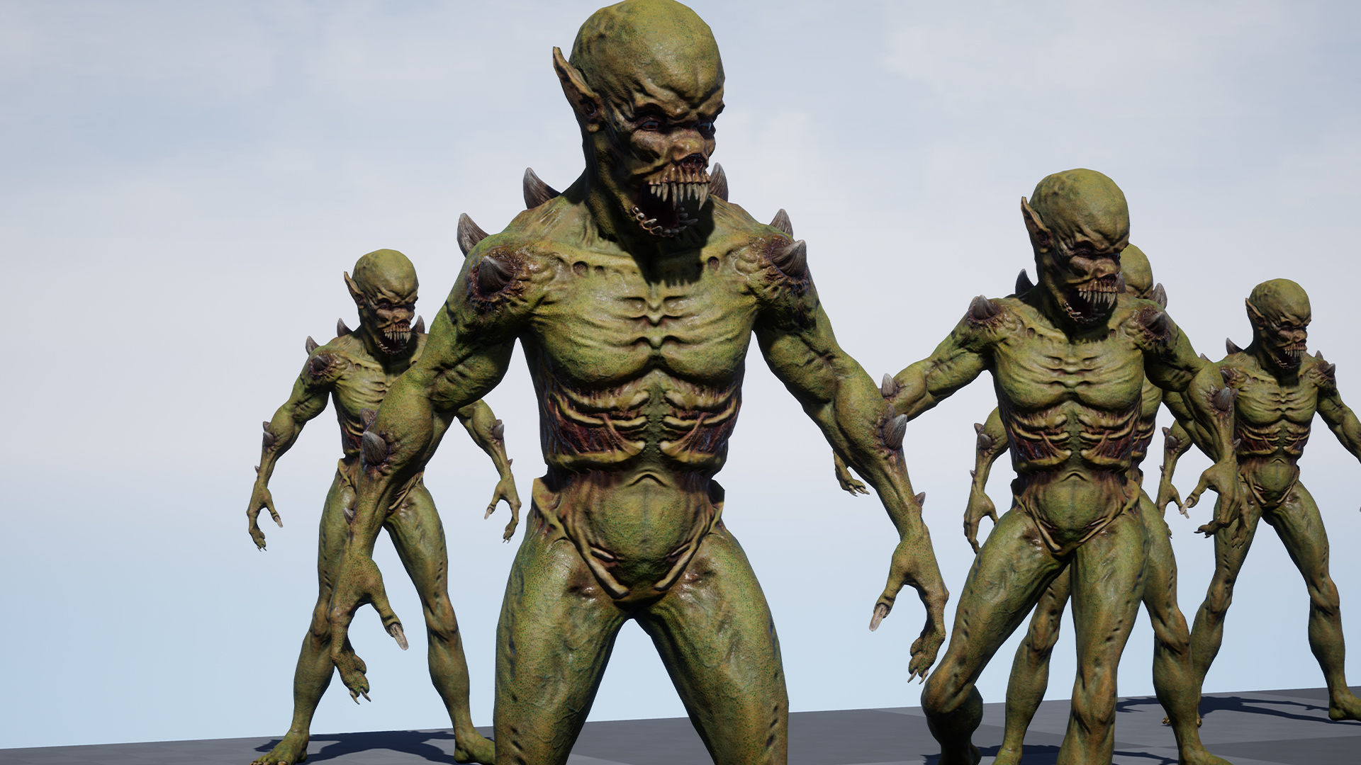 Mutant Samo Low-poly 3D model_106