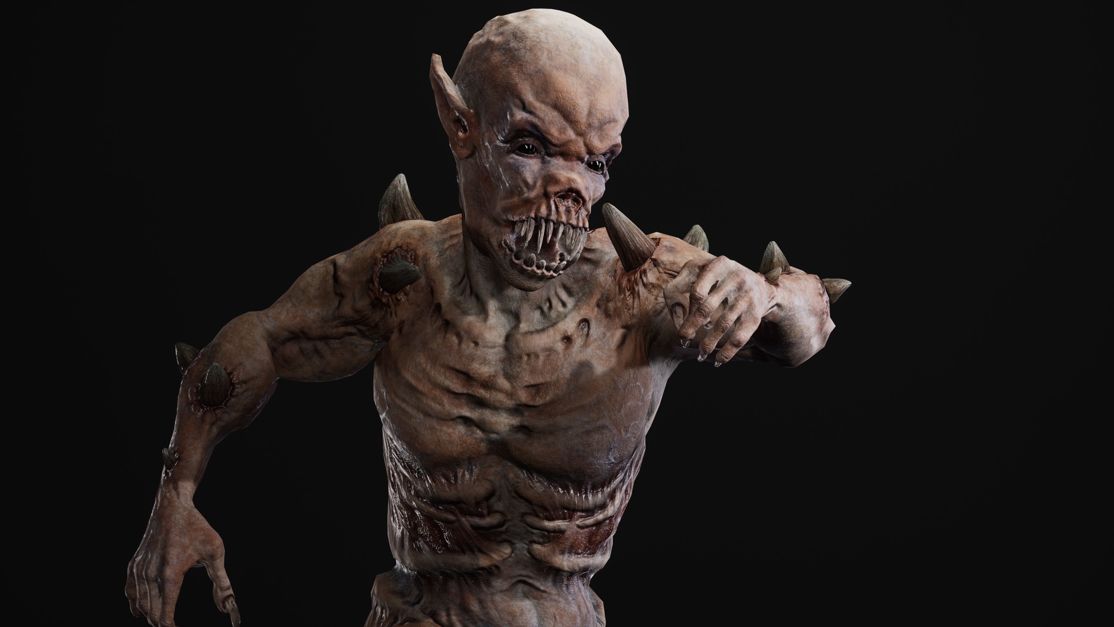 Mutant Samo Low-poly 3D model_55