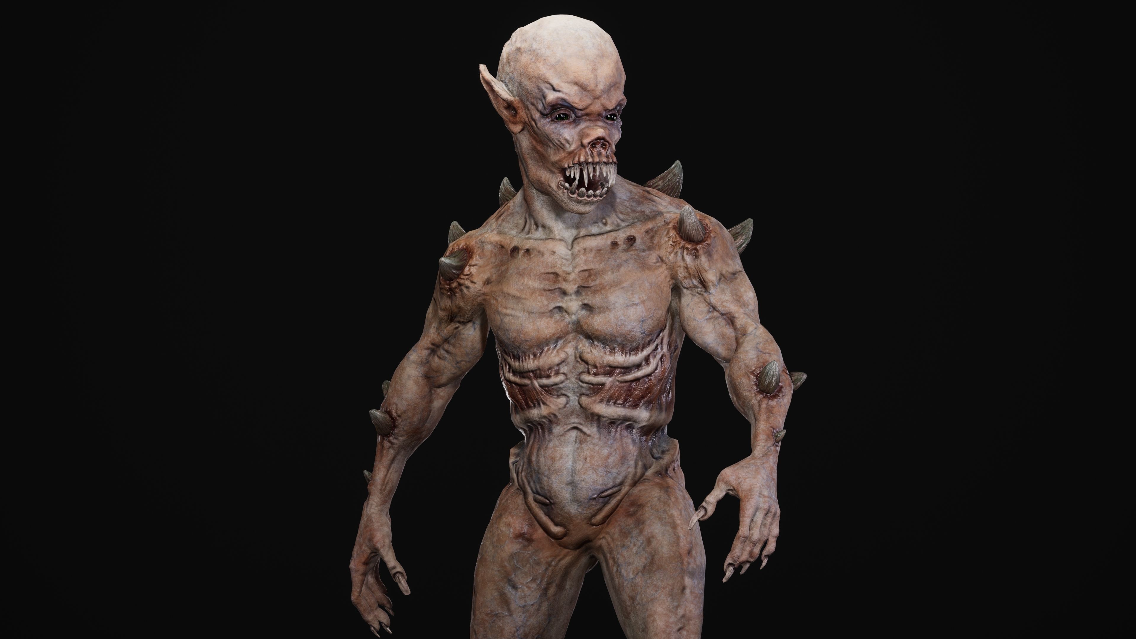 Mutant Samo Low-poly 3D model_94