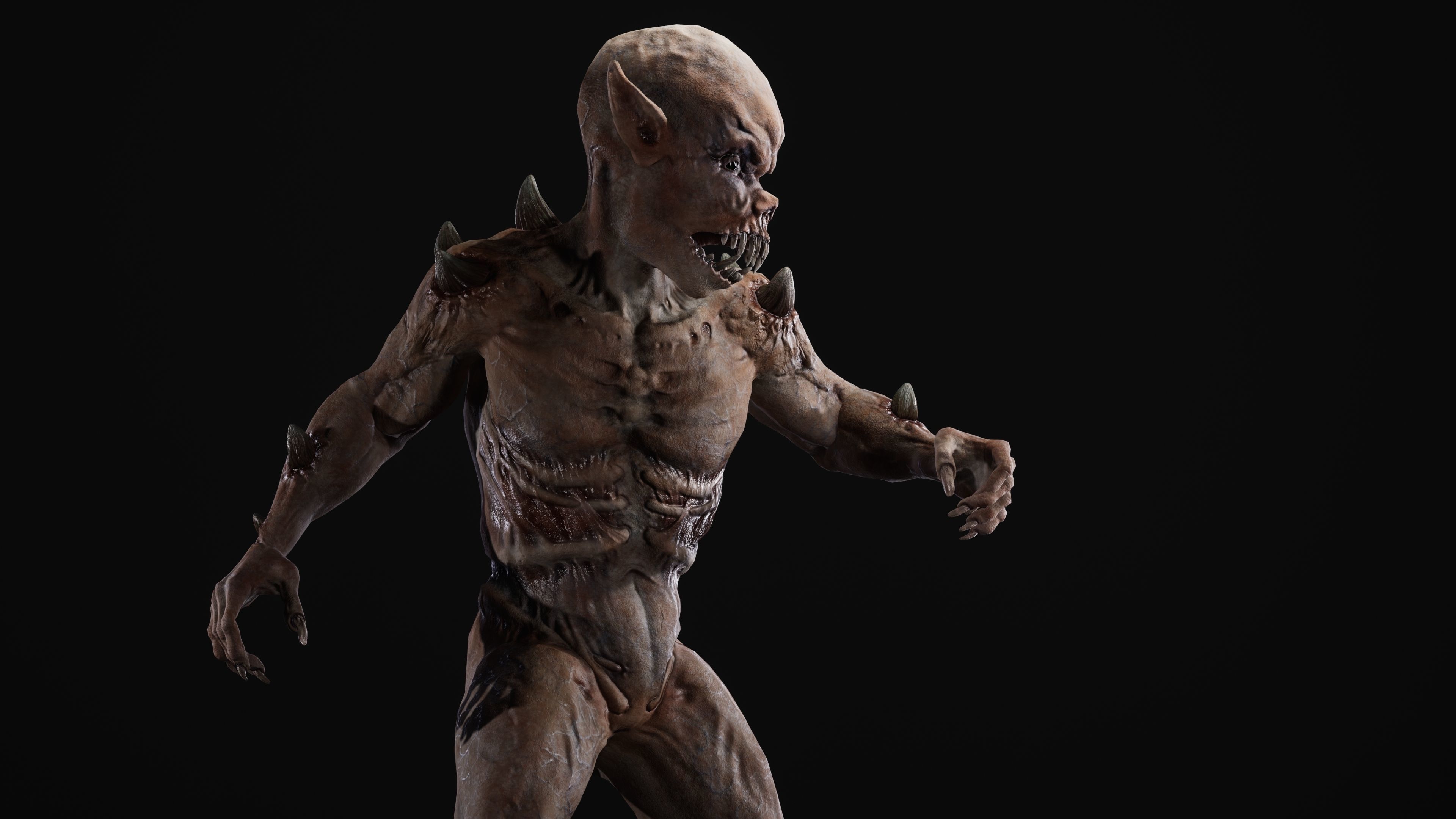 Mutant Samo Low-poly 3D model_58