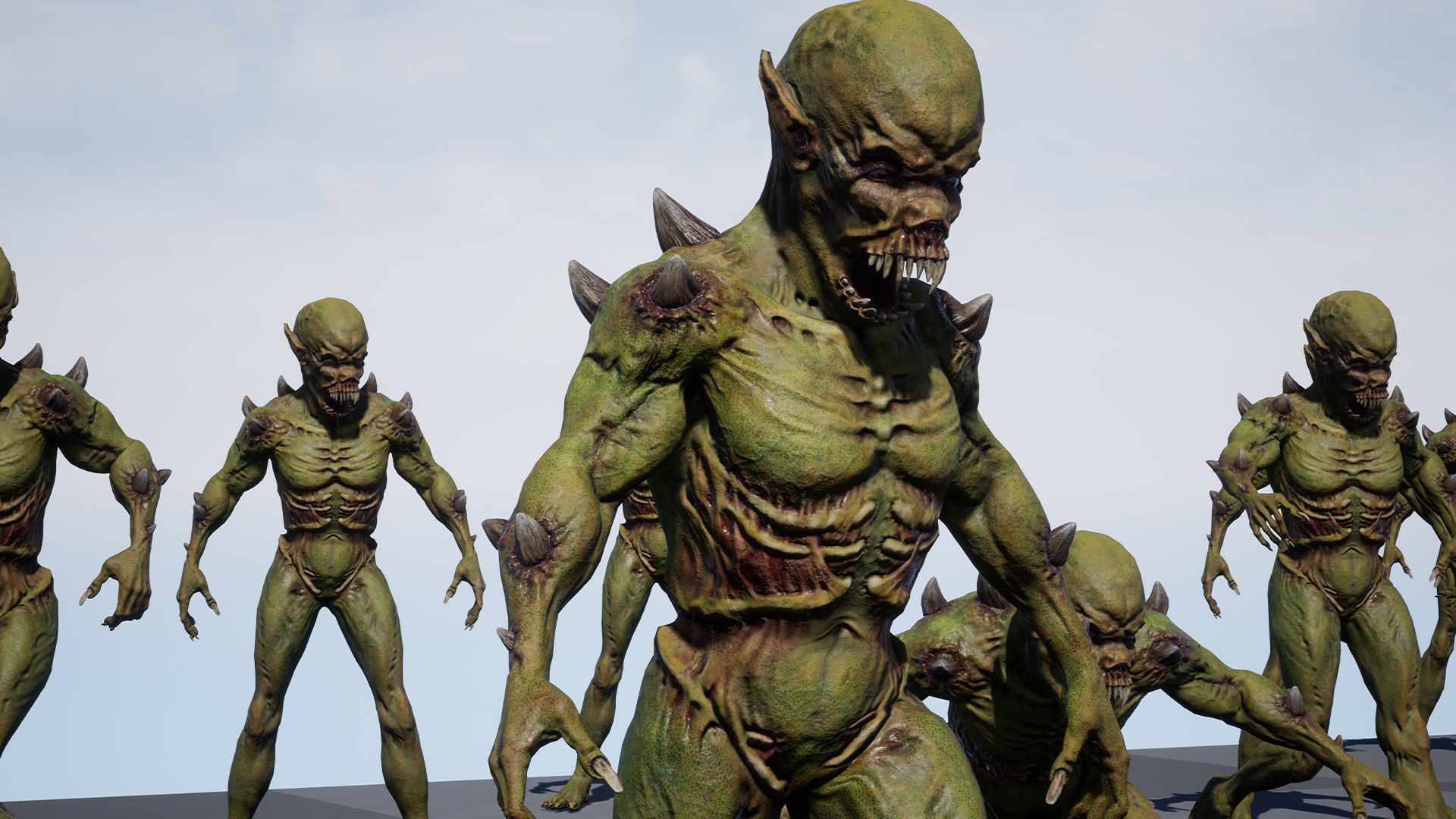 Mutant Samo Low-poly 3D model_105