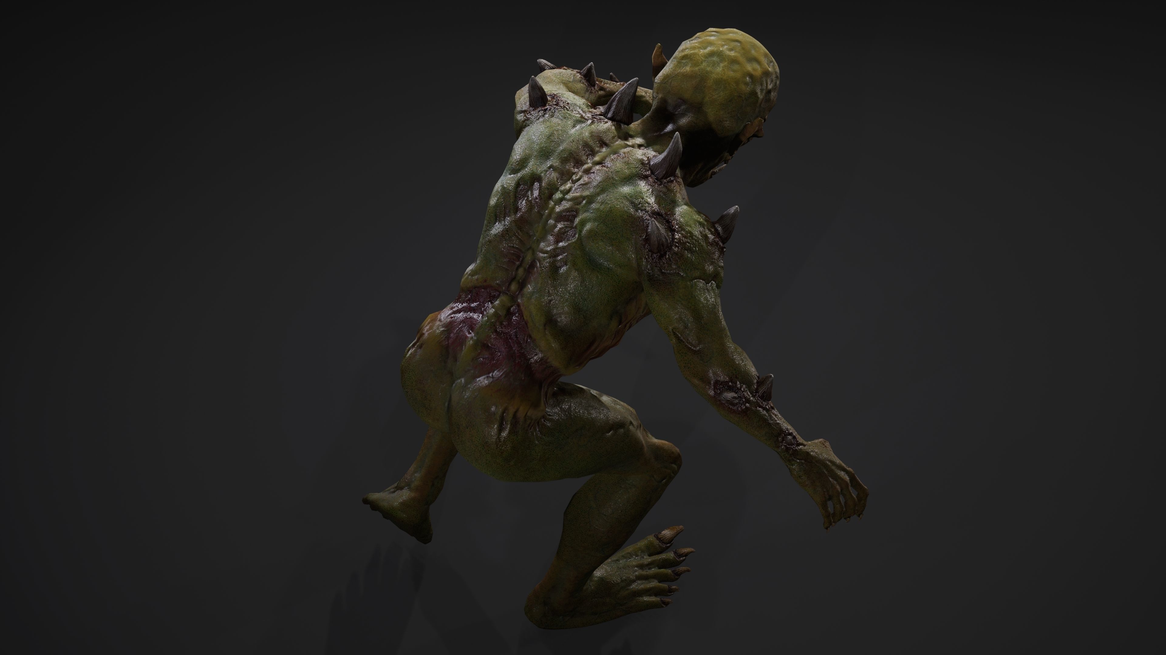 Mutant Samo Low-poly 3D model_19