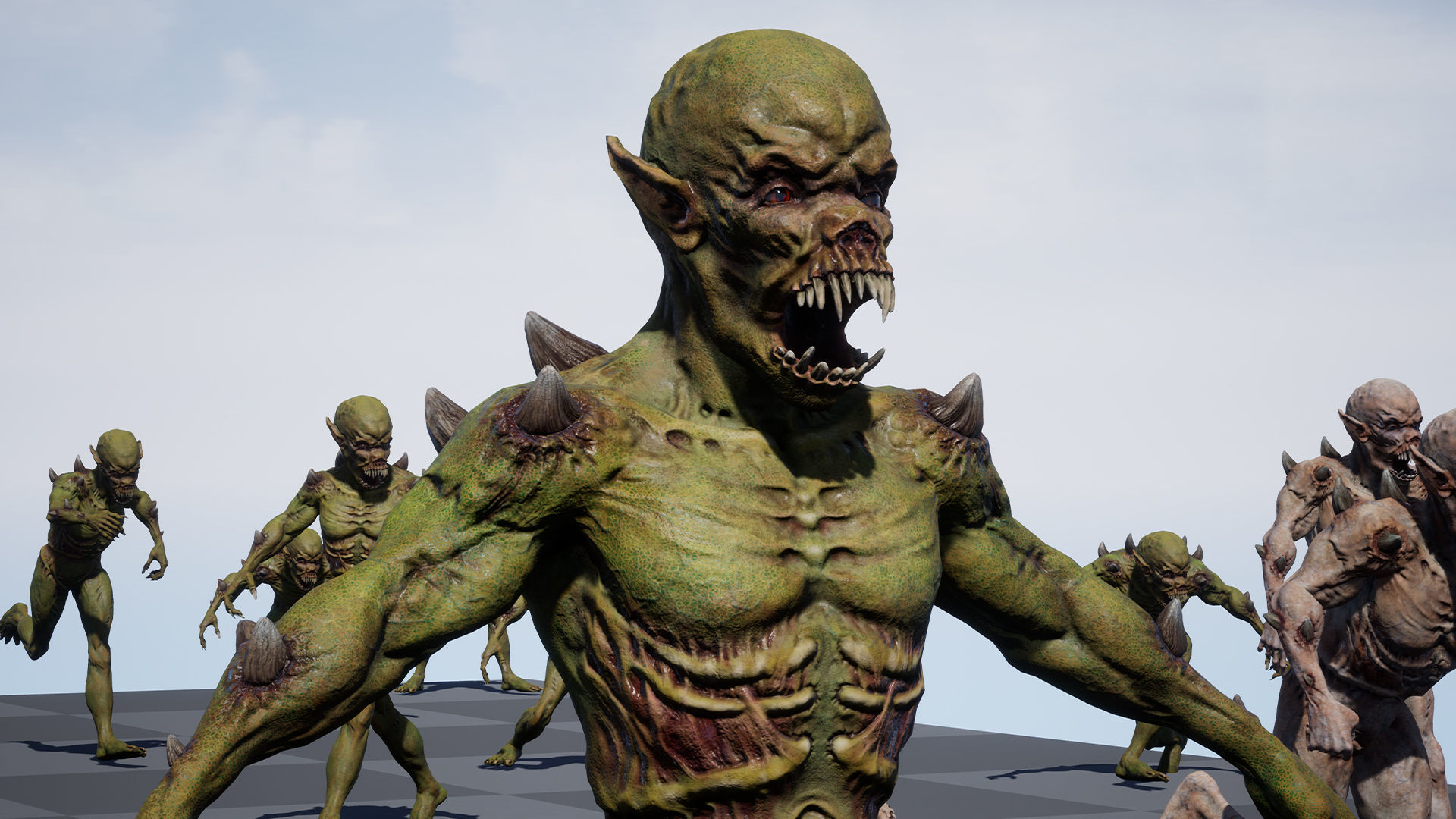 Mutant Samo Low-poly 3D model_110