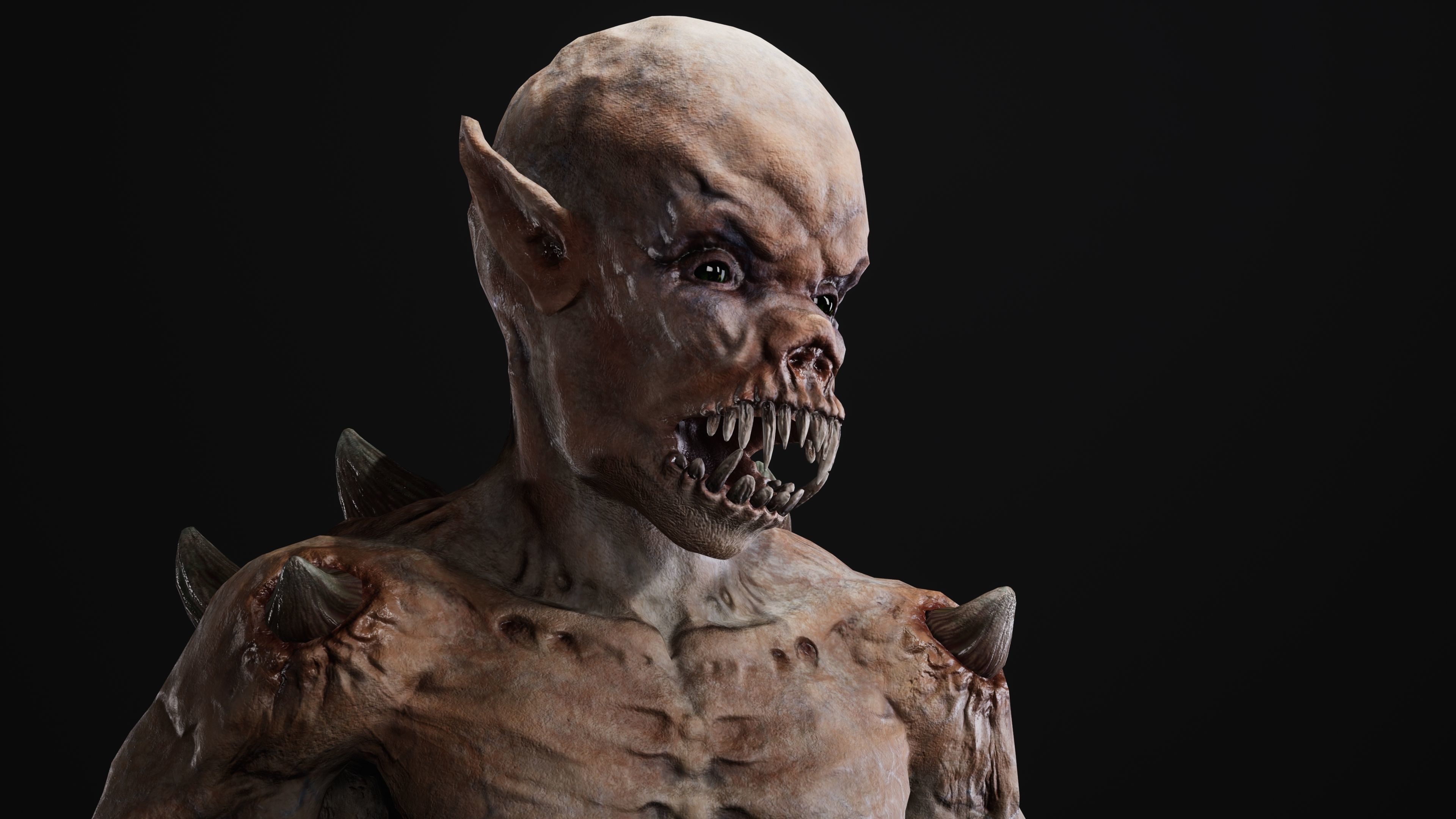 Mutant Samo Low-poly 3D model_65