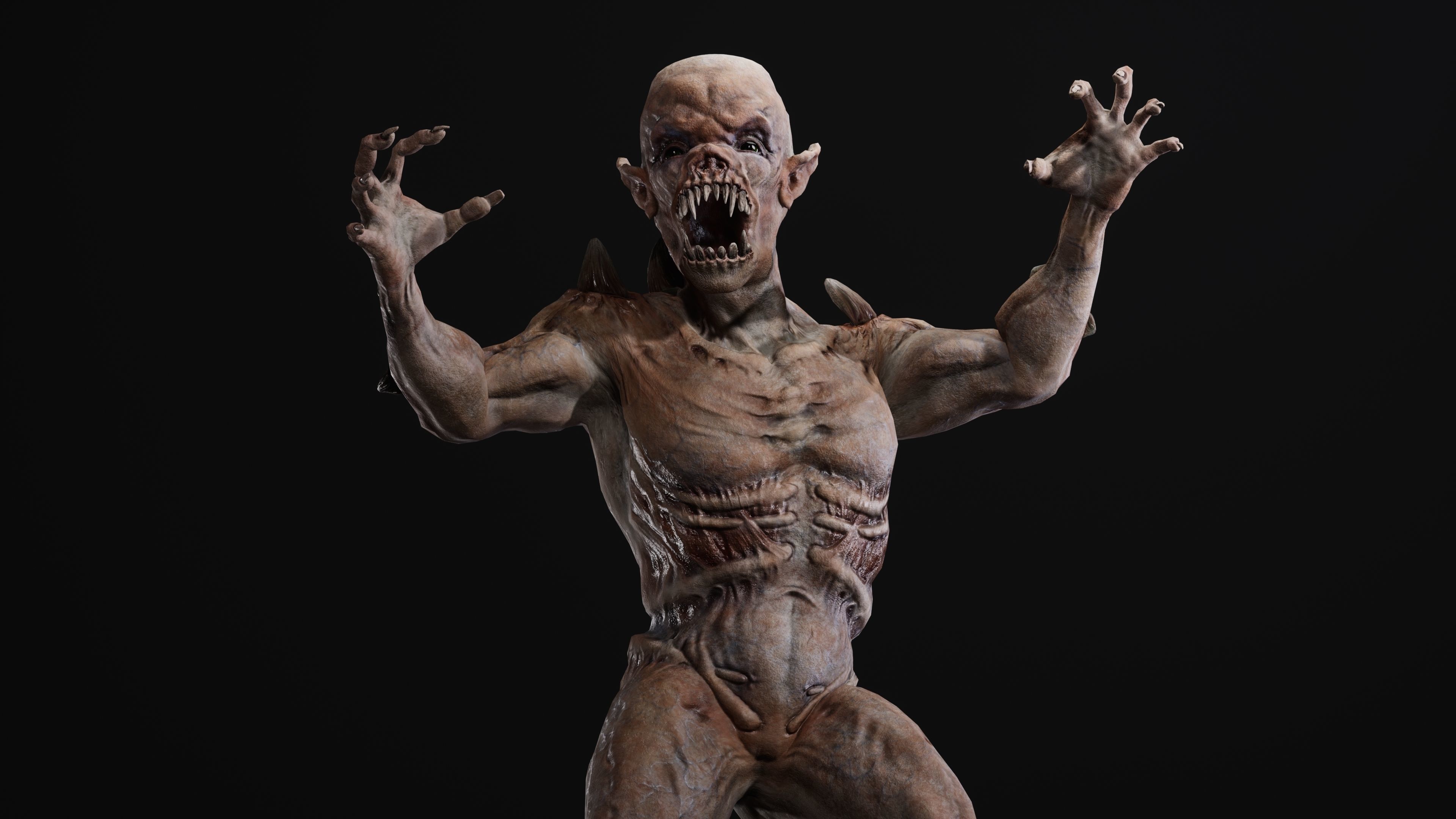 Mutant Samo Low-poly 3D model_87
