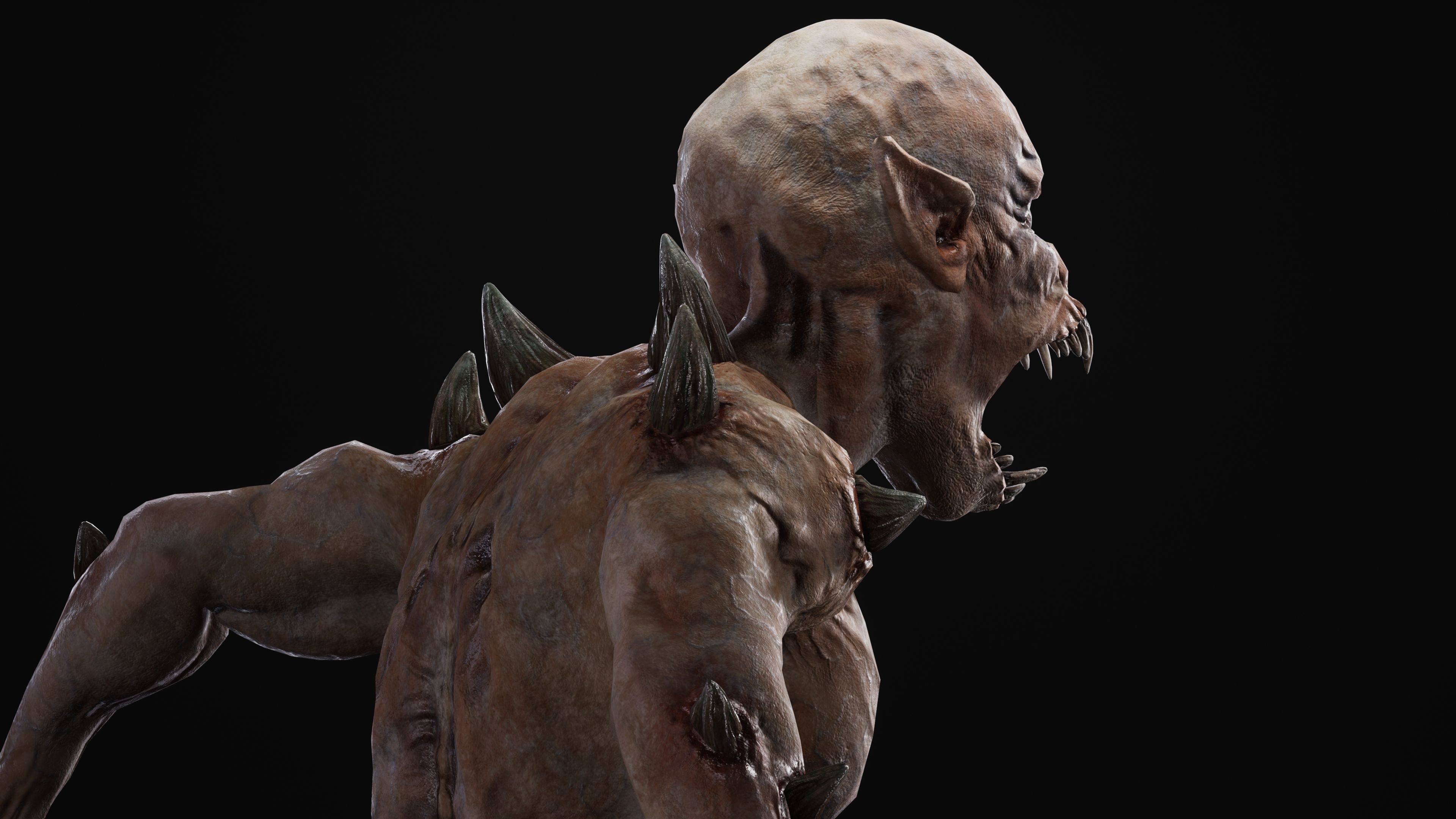 Mutant Samo Low-poly 3D model_78