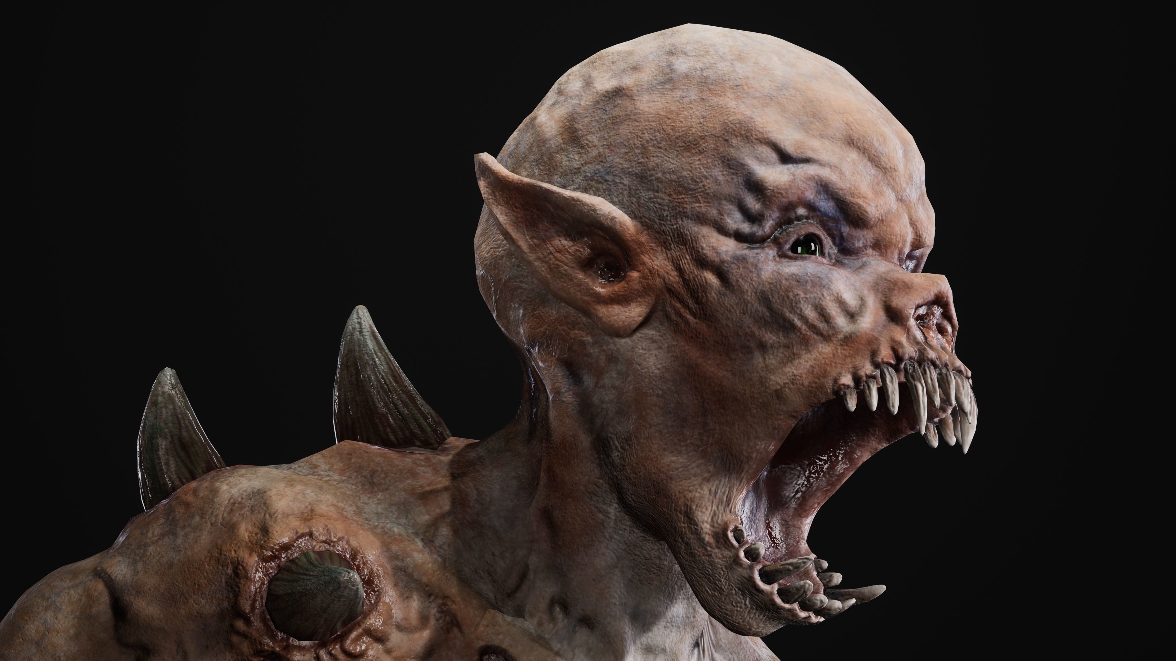 Mutant Samo Low-poly 3D model_91