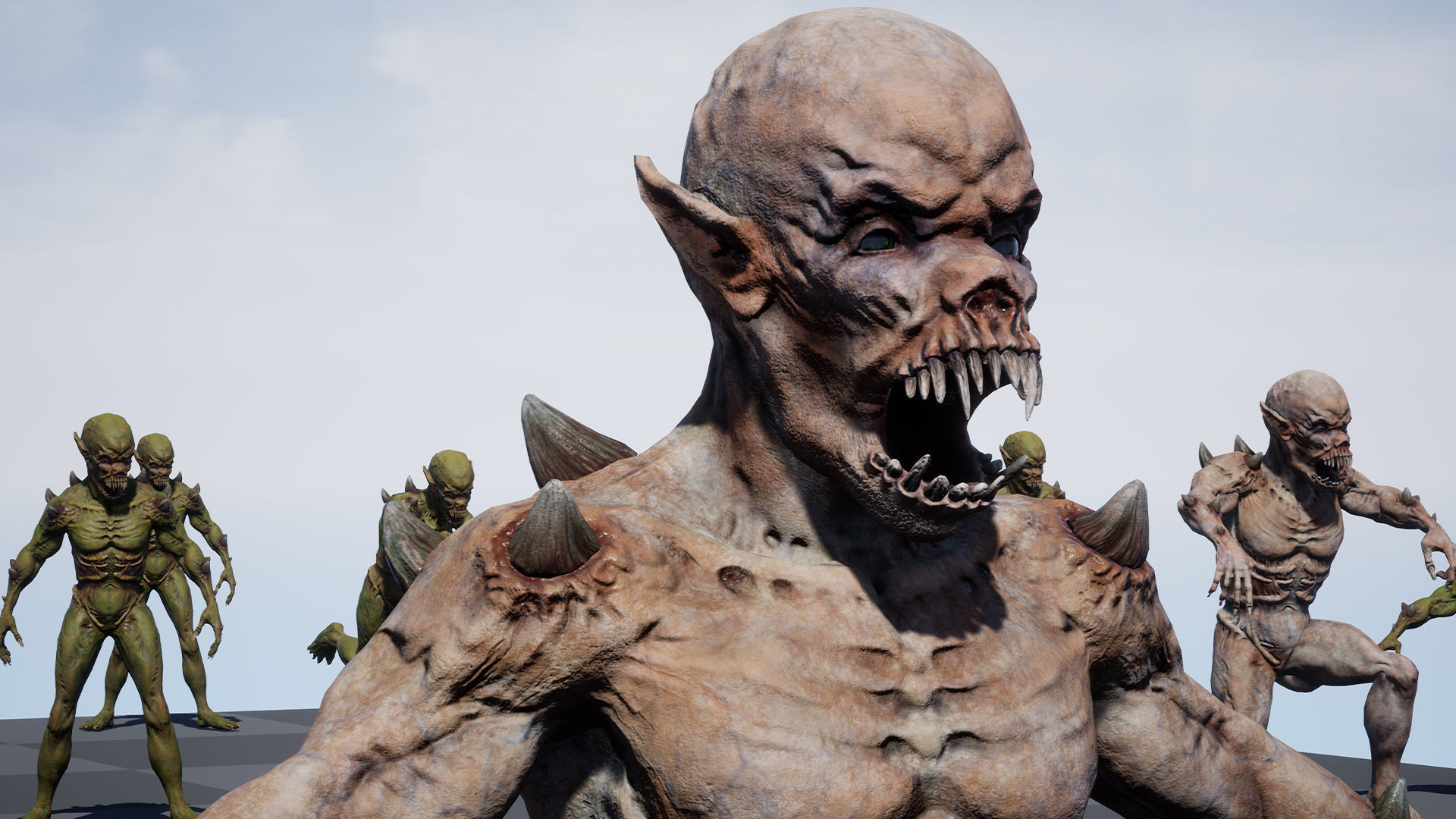 Mutant Samo Low-poly 3D model_113