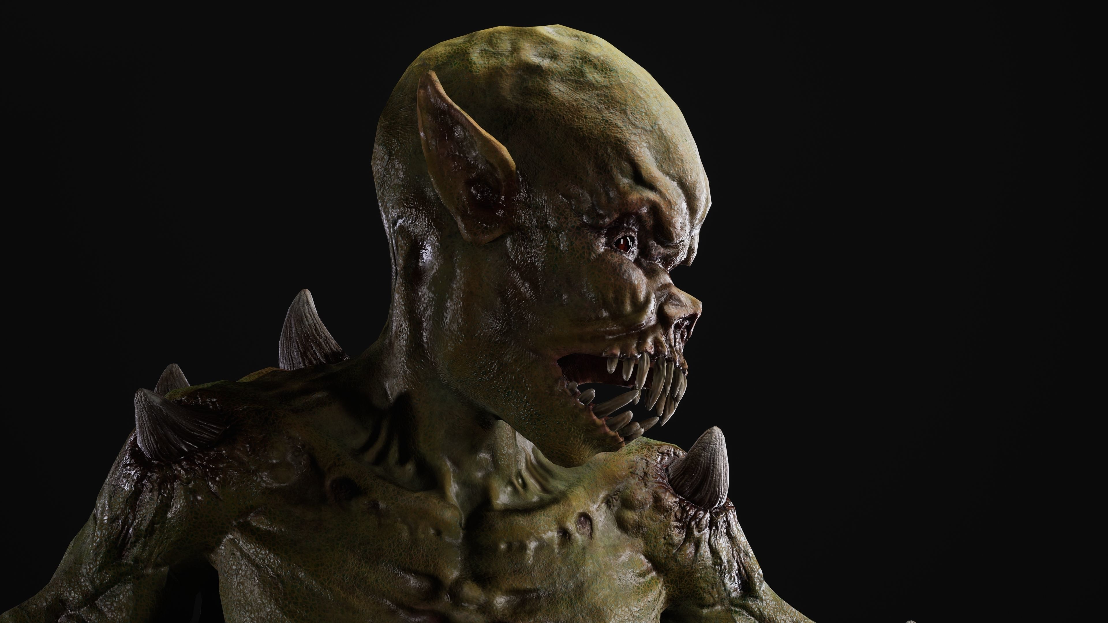 Mutant Samo Low-poly 3D model_61