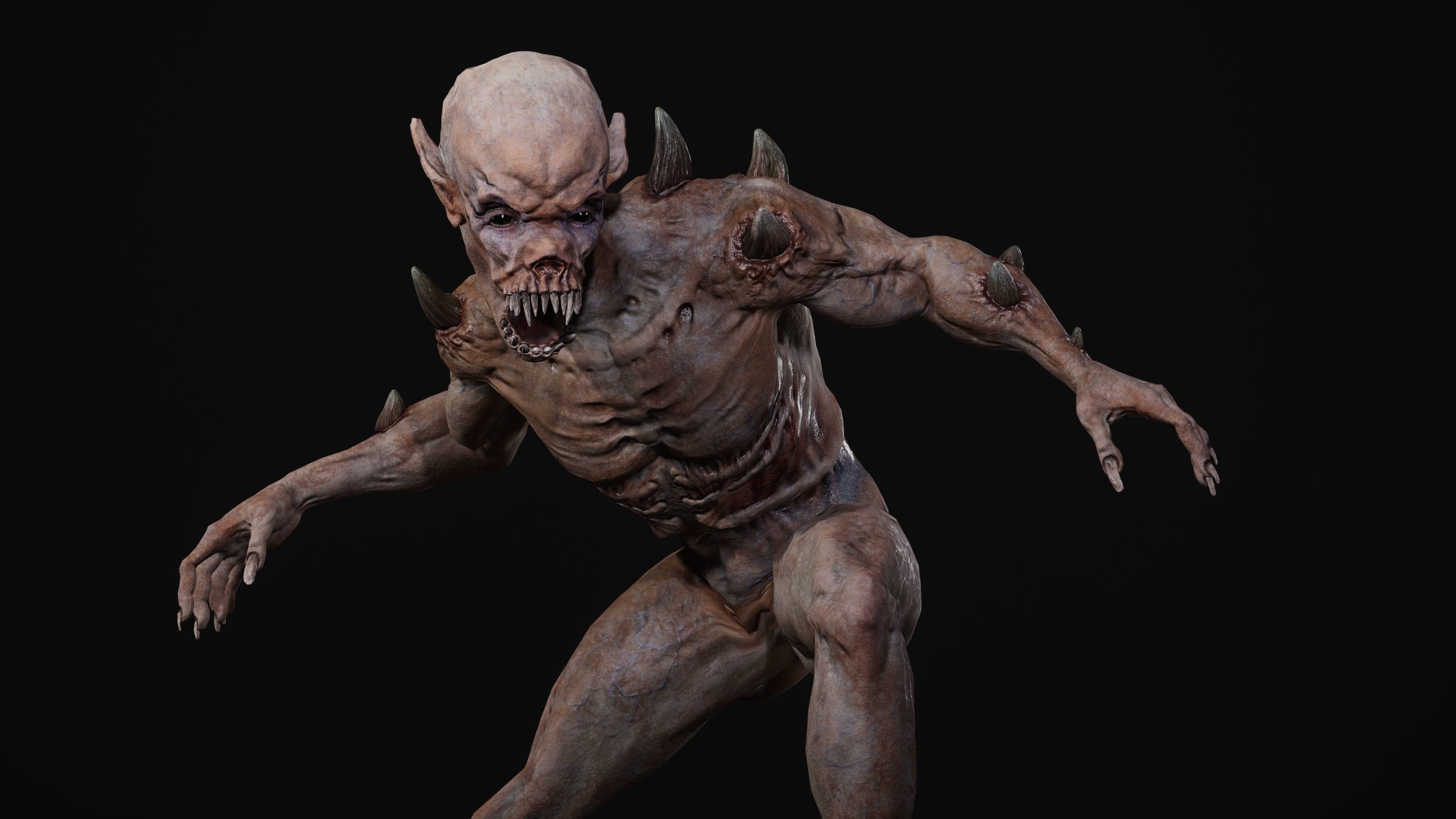 Mutant Samo Low-poly 3D model_98