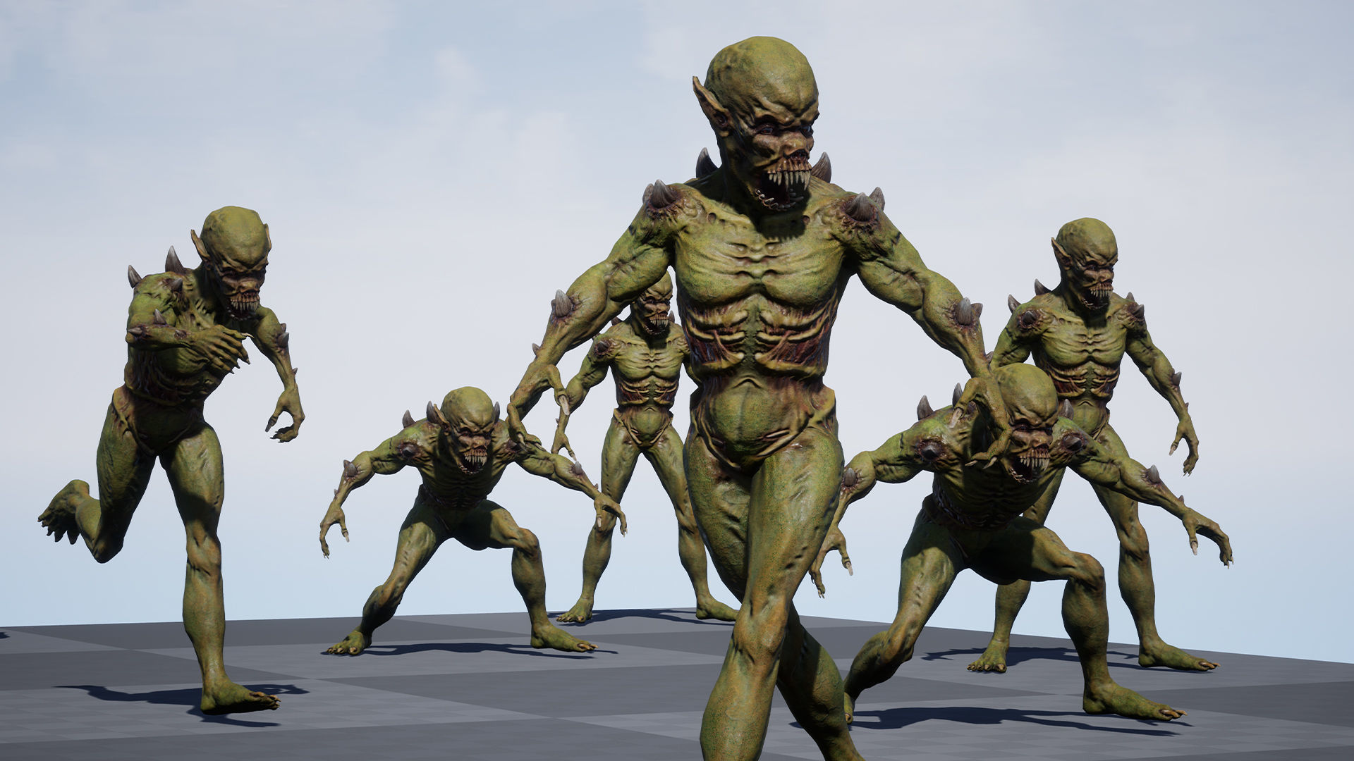 Mutant Samo Low-poly 3D model_107