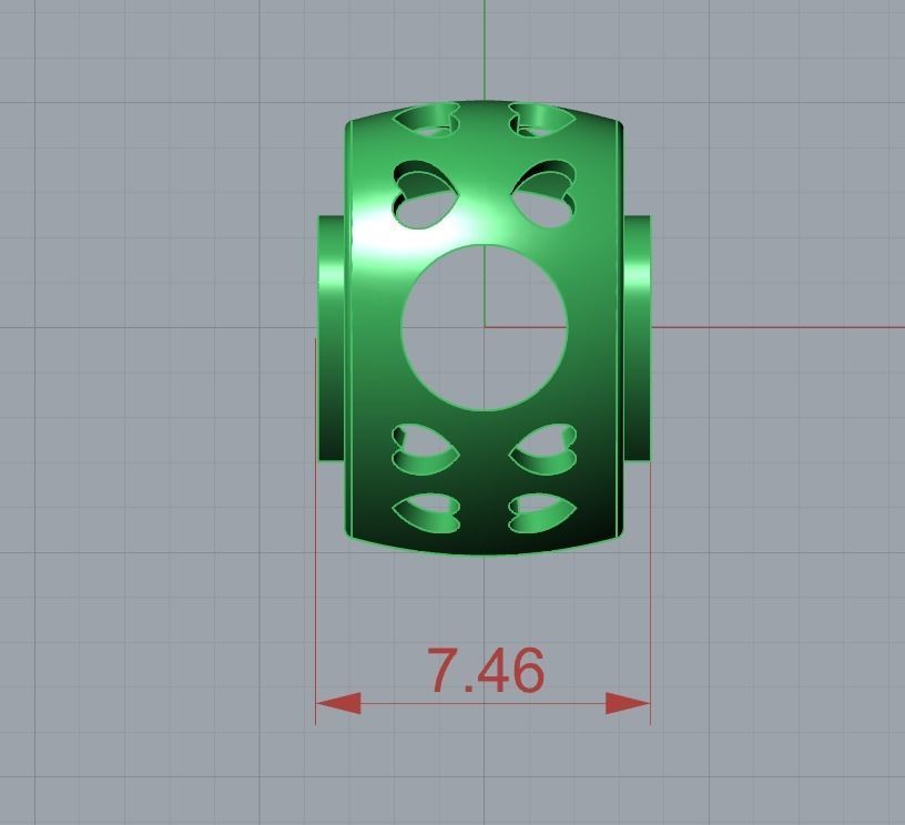 heart pandora jewelry 3D print model_8