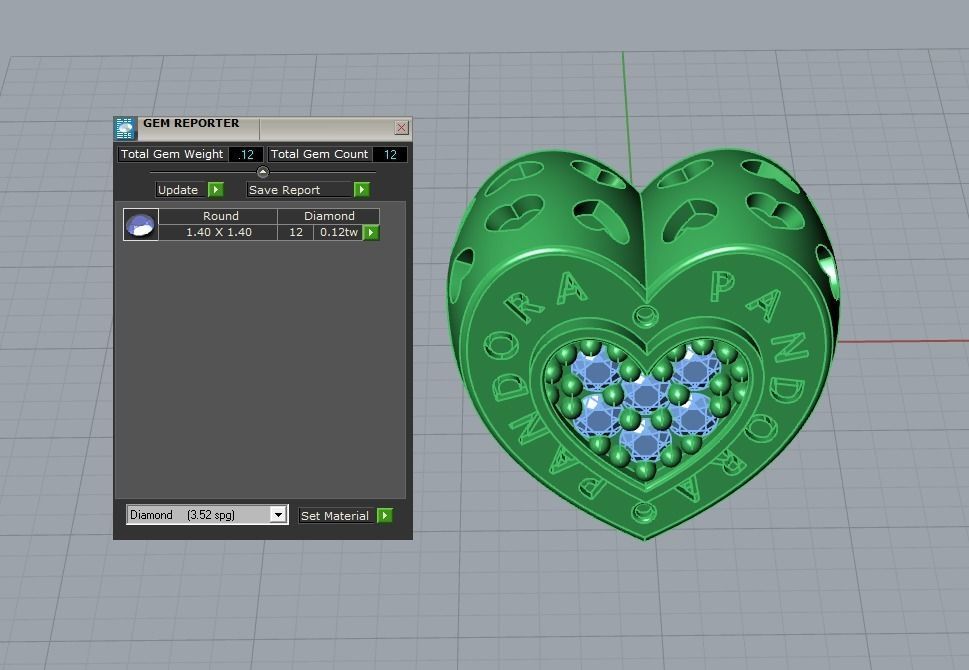 heart pandora jewelry 3D print model_3