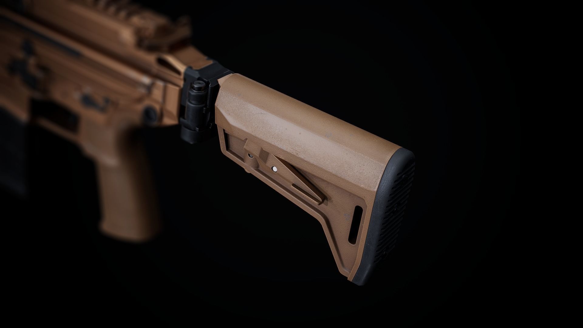 MCX Spear PBR Low-poly 3D model_11