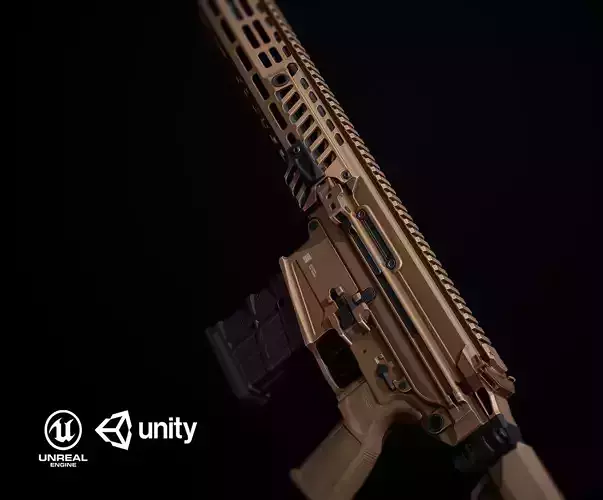 MCX Spear PBR Low-poly 3D model
