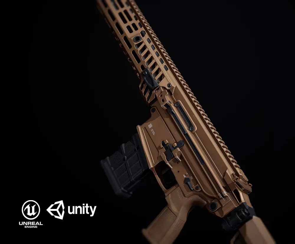 MCX Spear PBR Low-poly 3D model_0