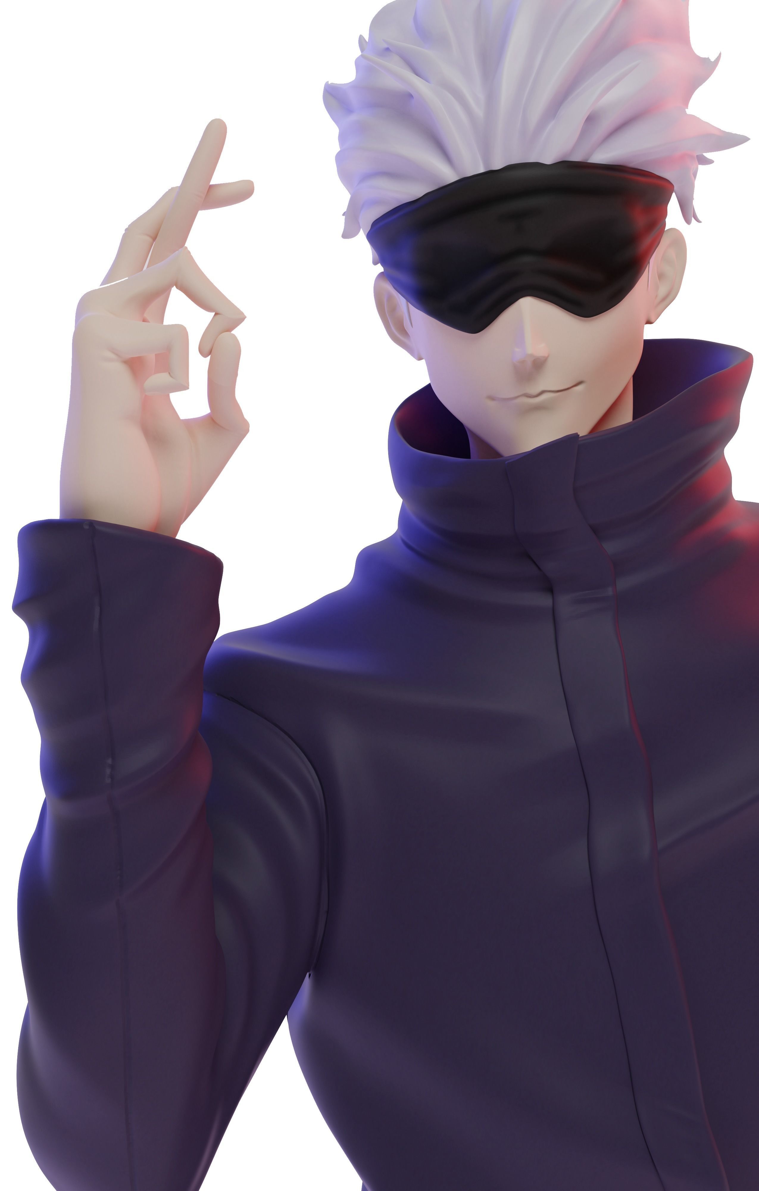 Satoru Gojo 3D print model_4